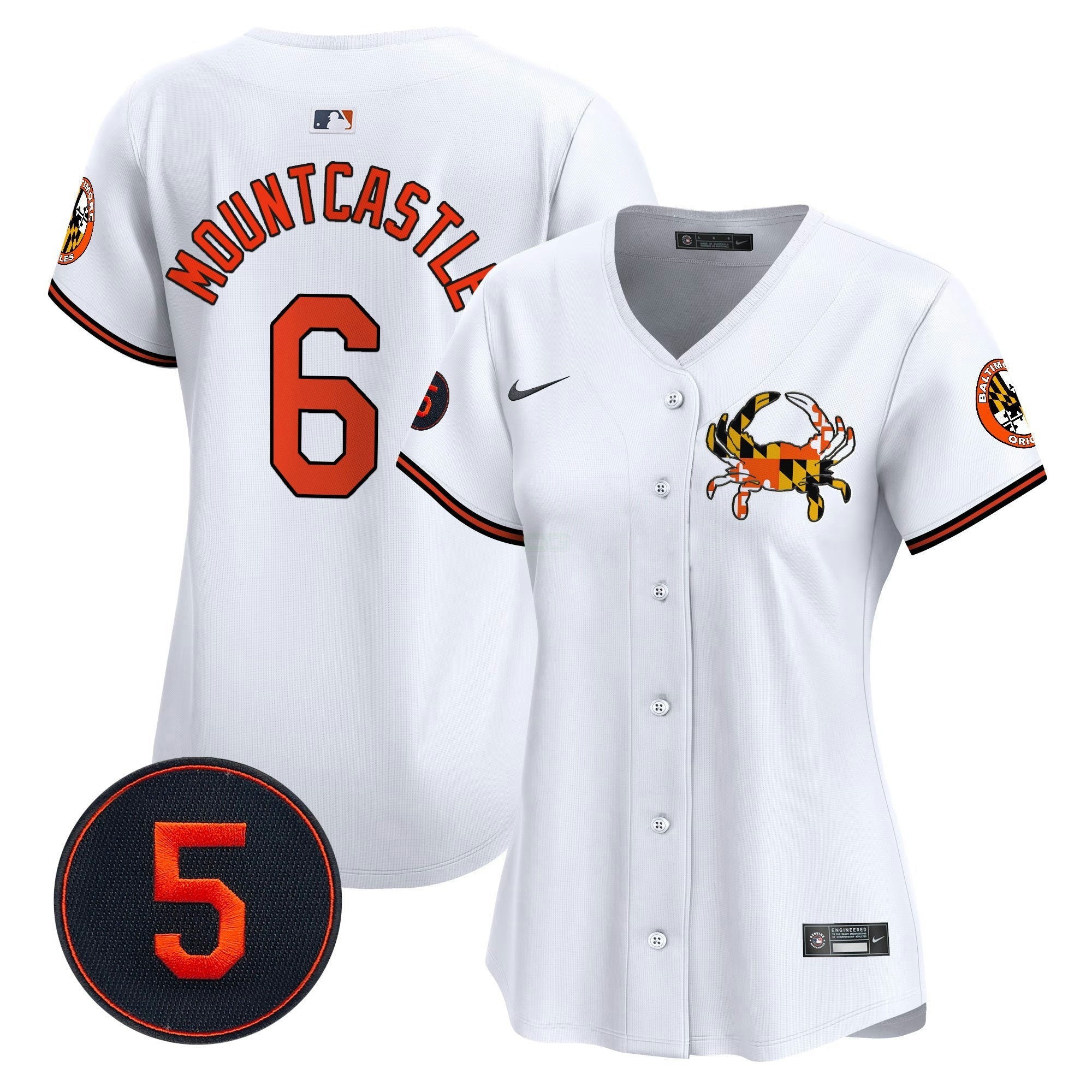 Camisa MLB Women’s Baltimore Robinson Patch Vapor Premier Limited Jersey V3