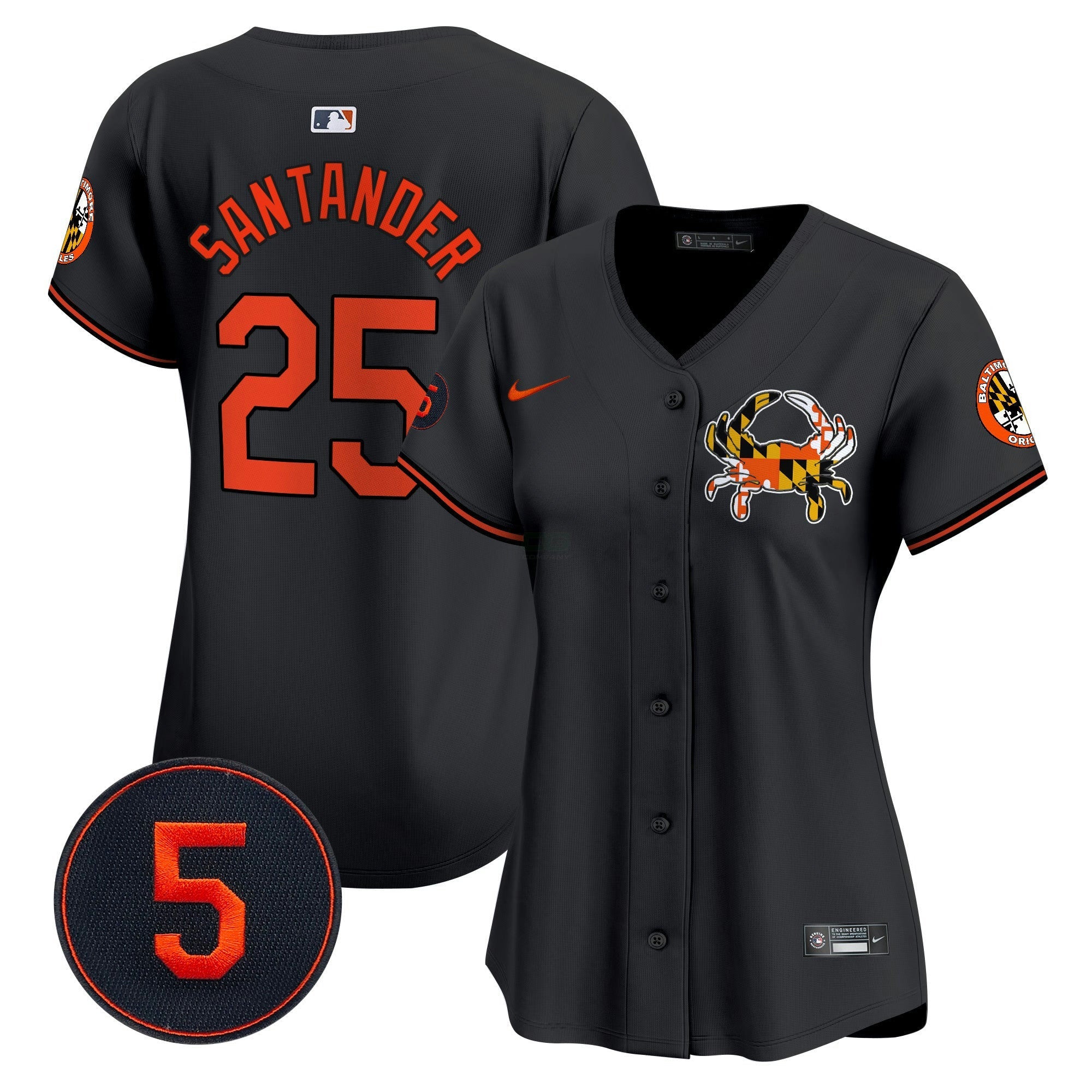 Camisa MLB Women’s Baltimore Robinson Patch Vapor Premier Limited Jersey V3