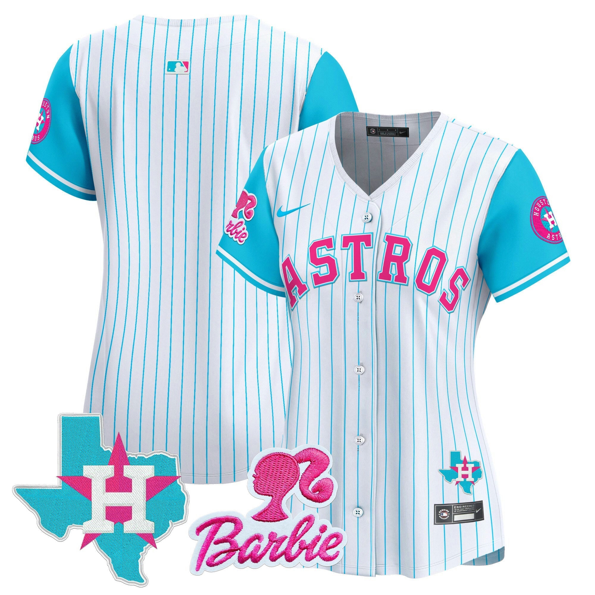 Camisa MLB Women’s Barbie Patch Vapor Premier Limited Jersey