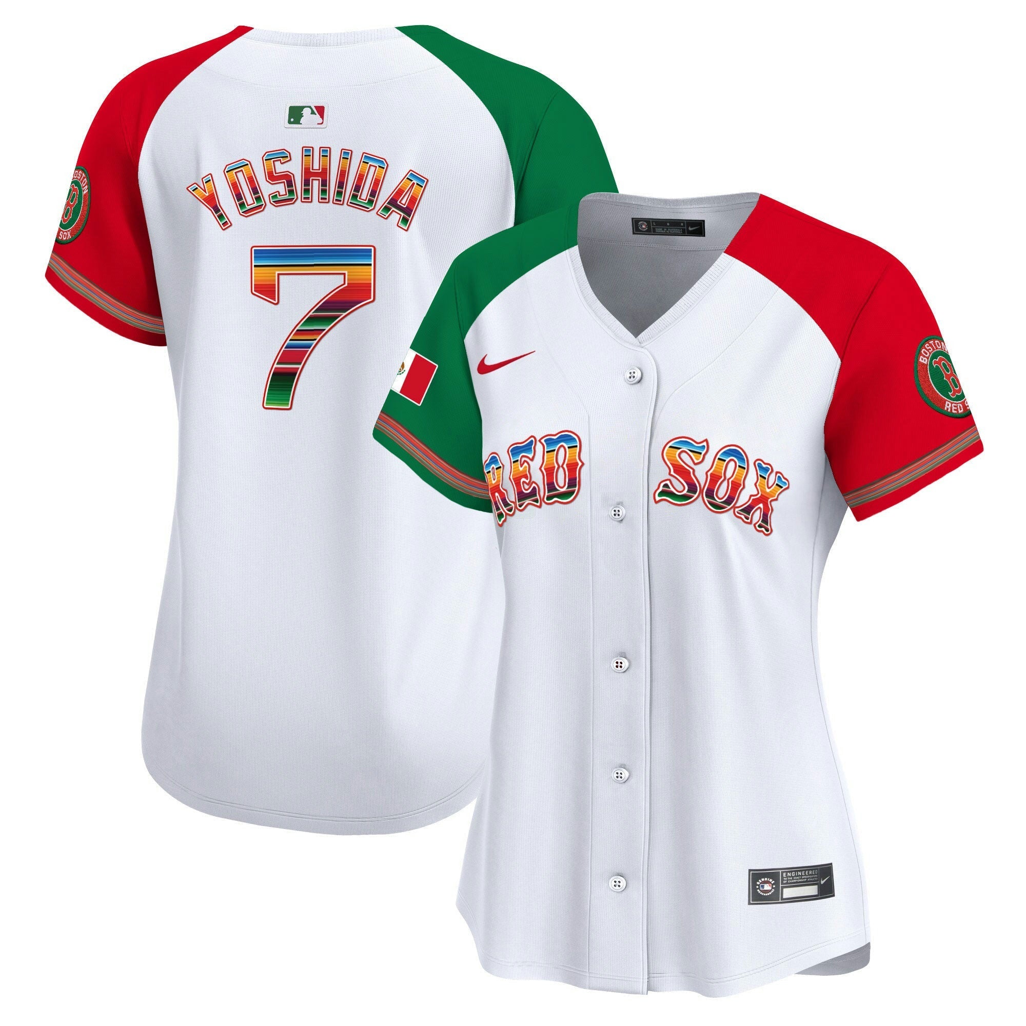 Camisa MLB Women’s Boston Mexico Vapor Premier Limited Jersey