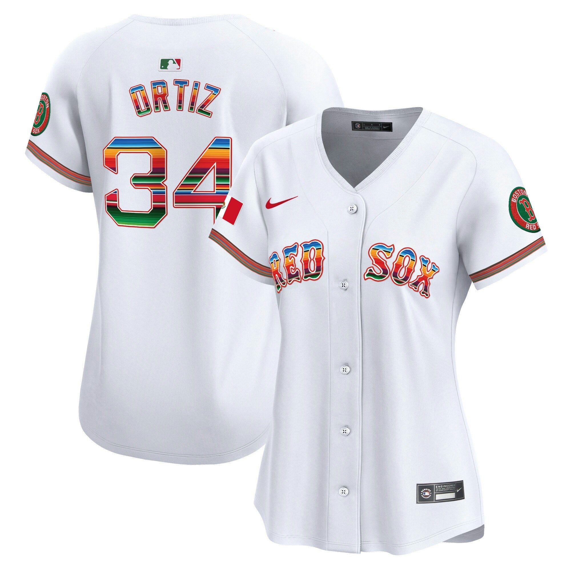 Camisa MLB Women’s Boston Mexico Vapor Premier Limited Jersey