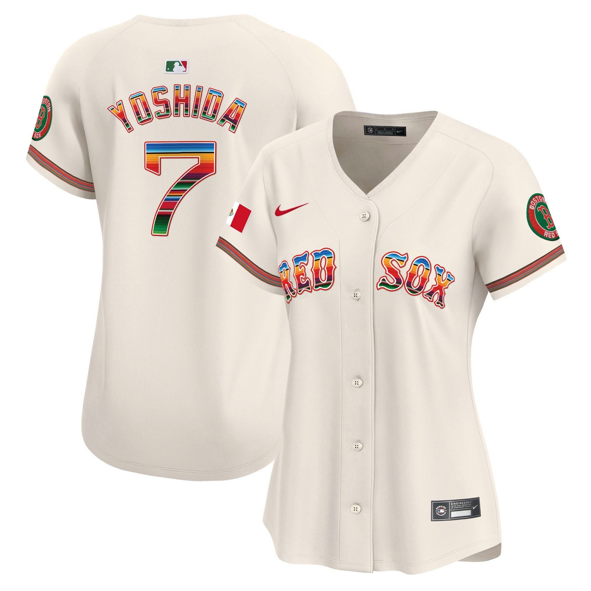 Camisa MLB Women’s Boston Mexico Vapor Premier Limited Jersey