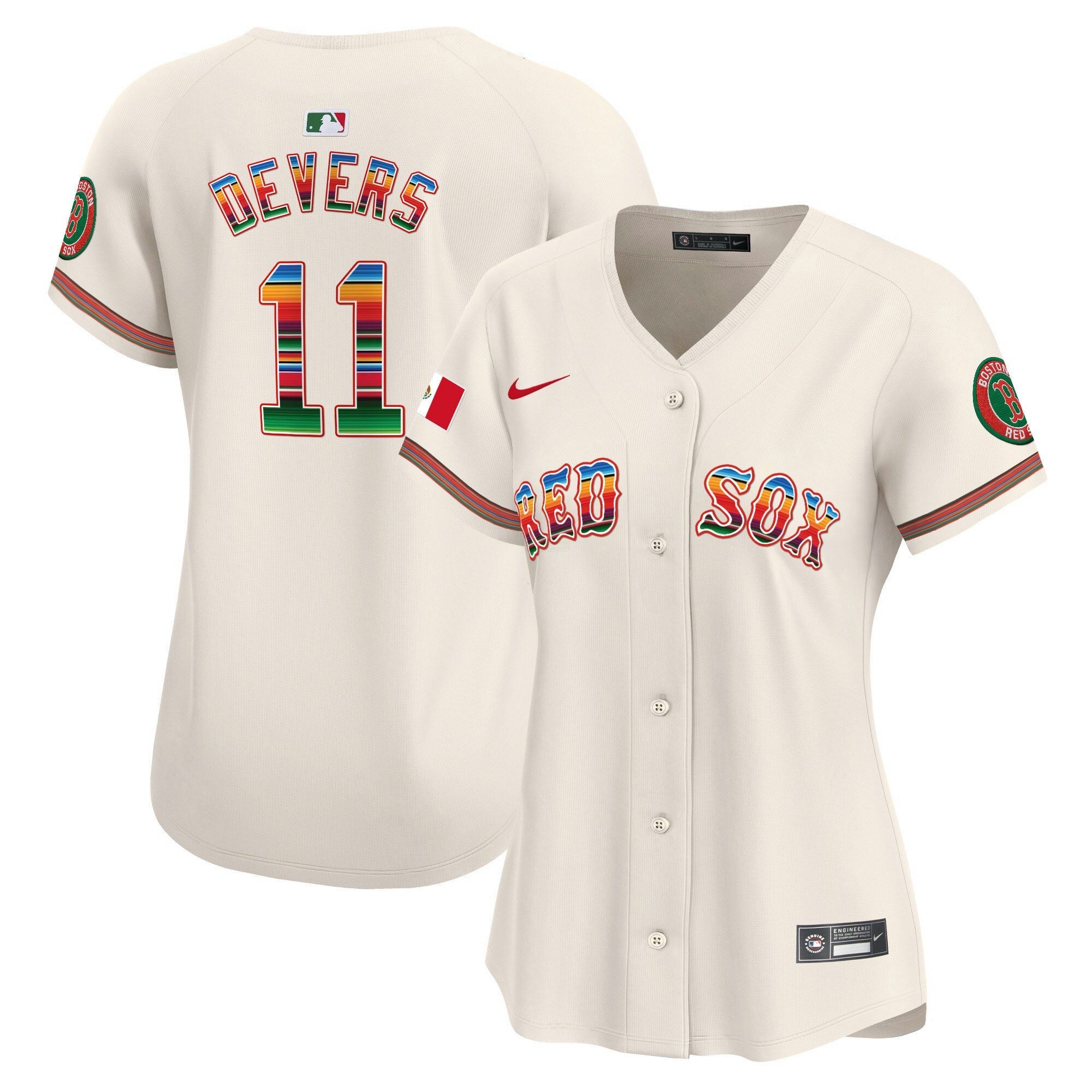 Camisa MLB Women’s Boston Mexico Vapor Premier Limited Jersey