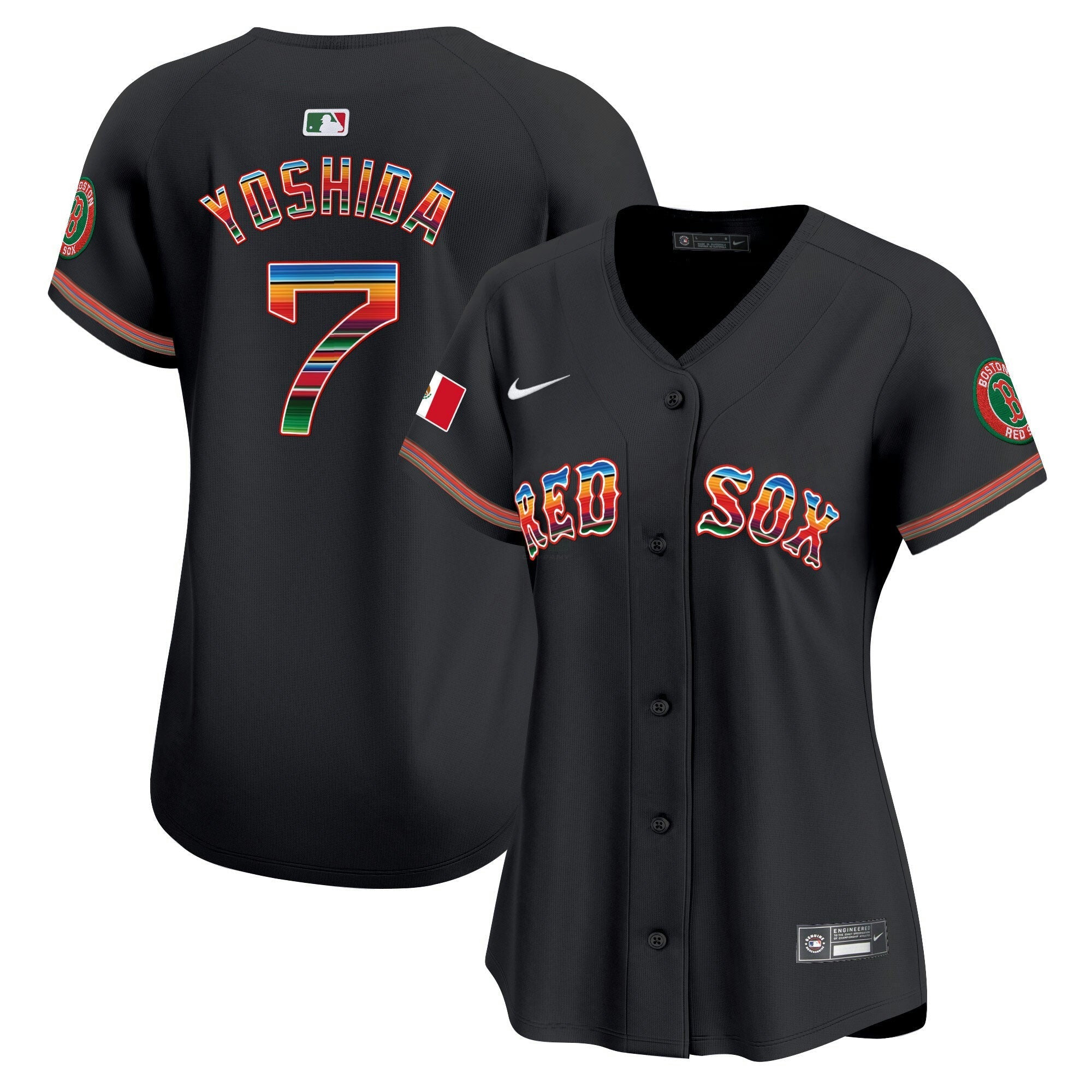 Camisa MLB Women’s Boston Mexico Vapor Premier Limited Jersey