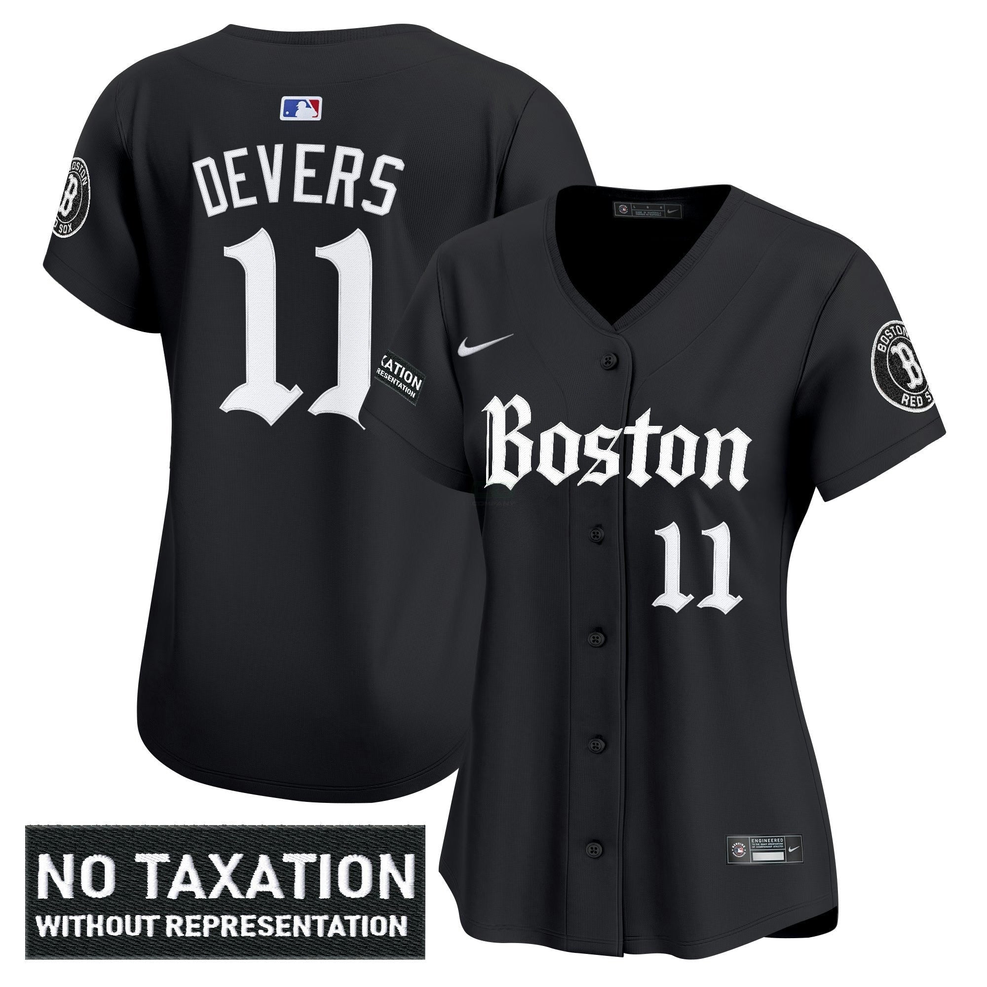 Camisa MLB Women’s Boston ‘Retro Newspaper Edition’ Vapor Premier Limited Jersey