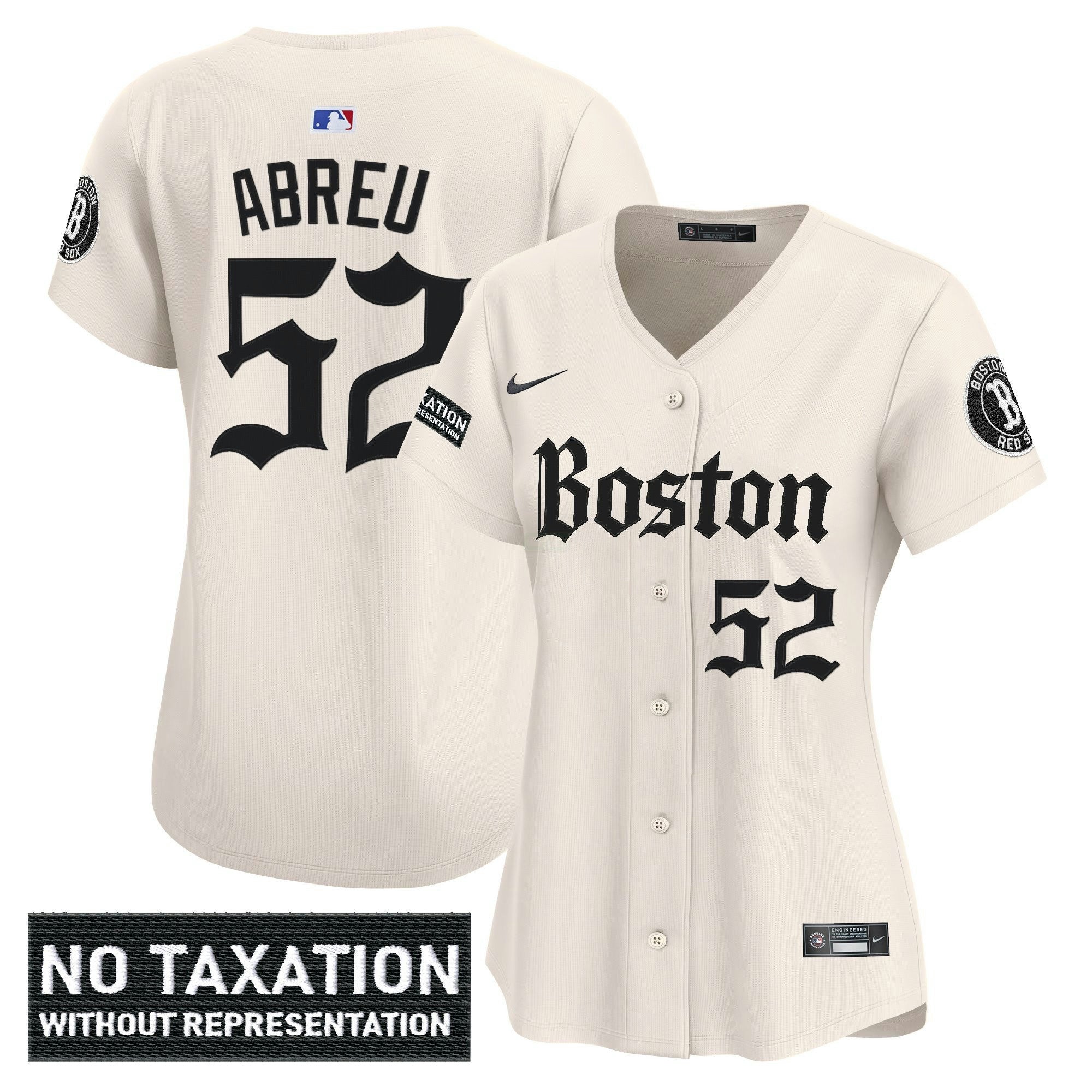 Camisa MLB Women’s Boston ‘Retro Newspaper Edition’ Vapor Premier Limited Jersey