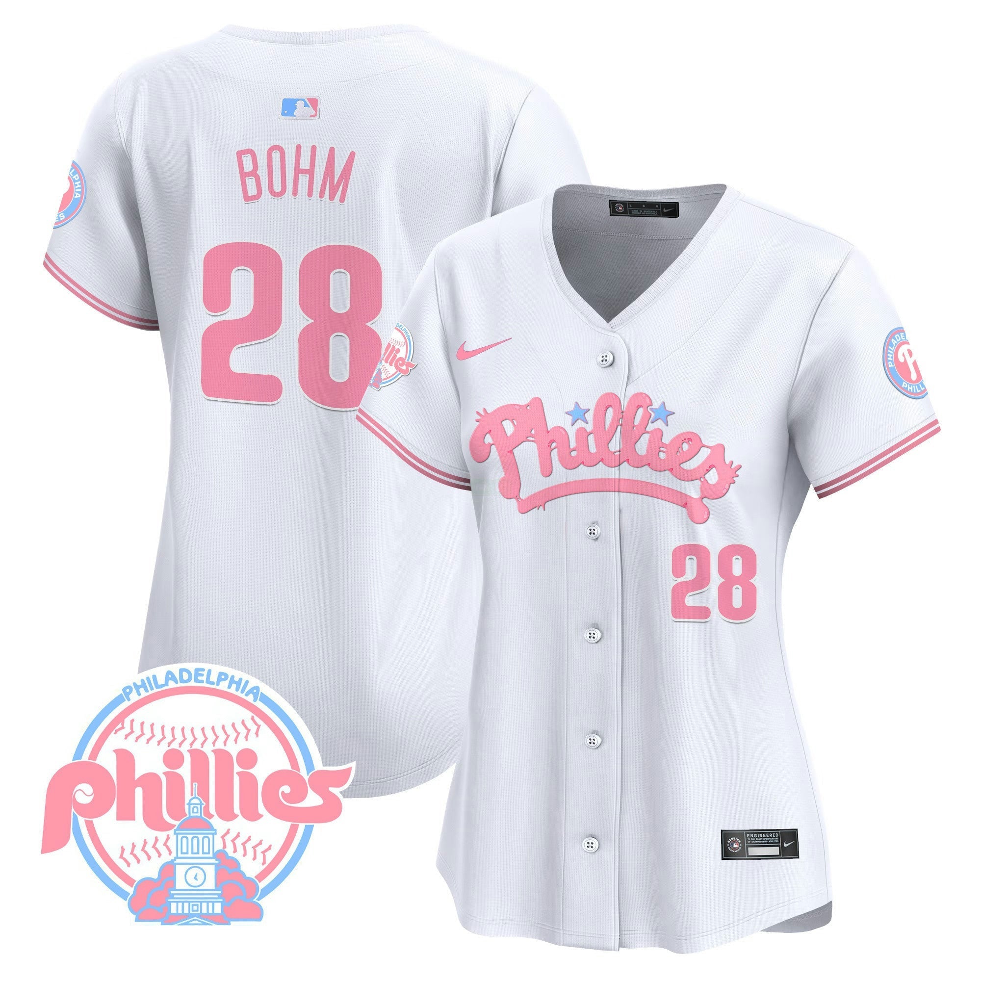 Camisa MLB Women’s Bubblegum Pink Vapor Premier Limited Jersey