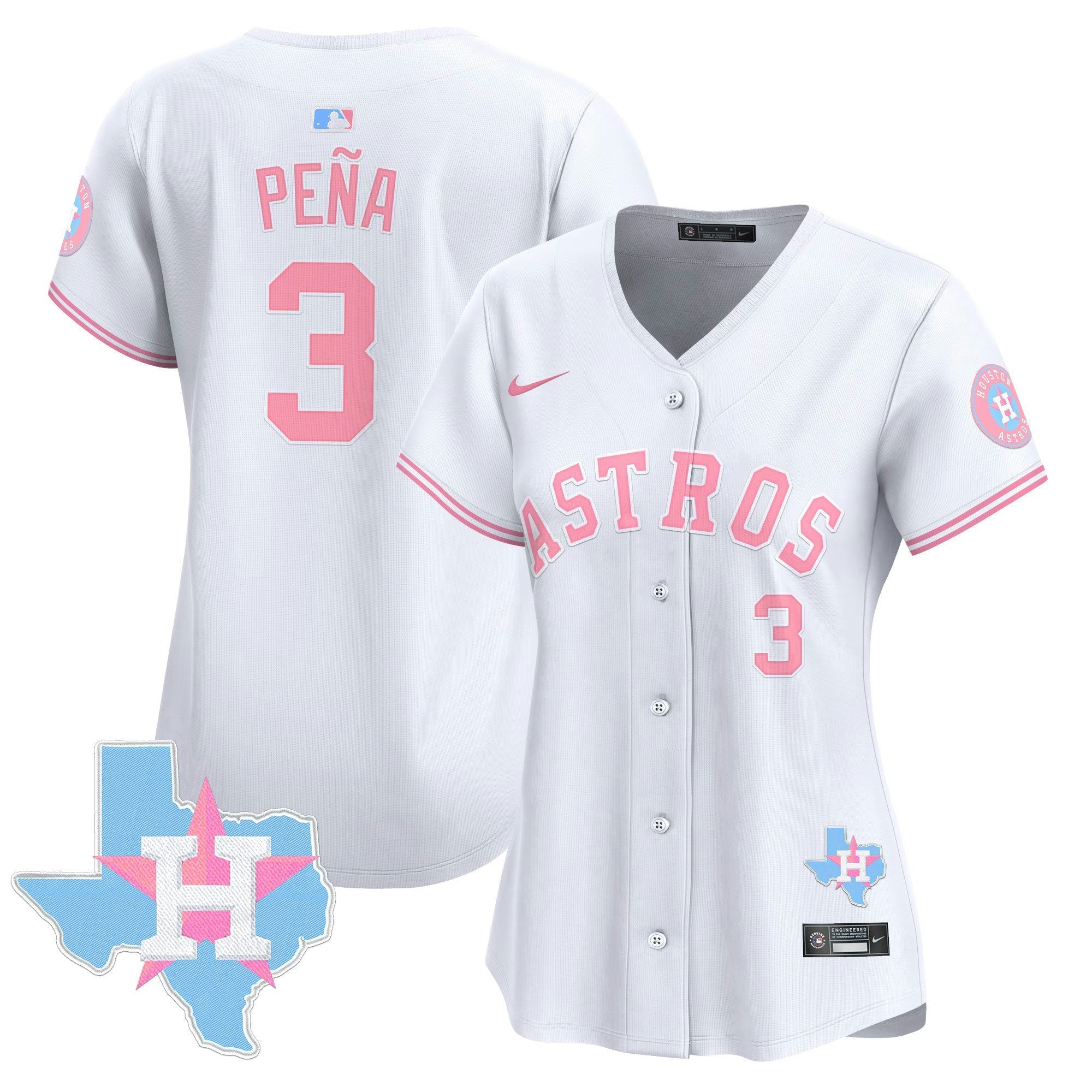 Camisa MLB Women’s Bubblegum Pink Vapor Premier Limited Jersey