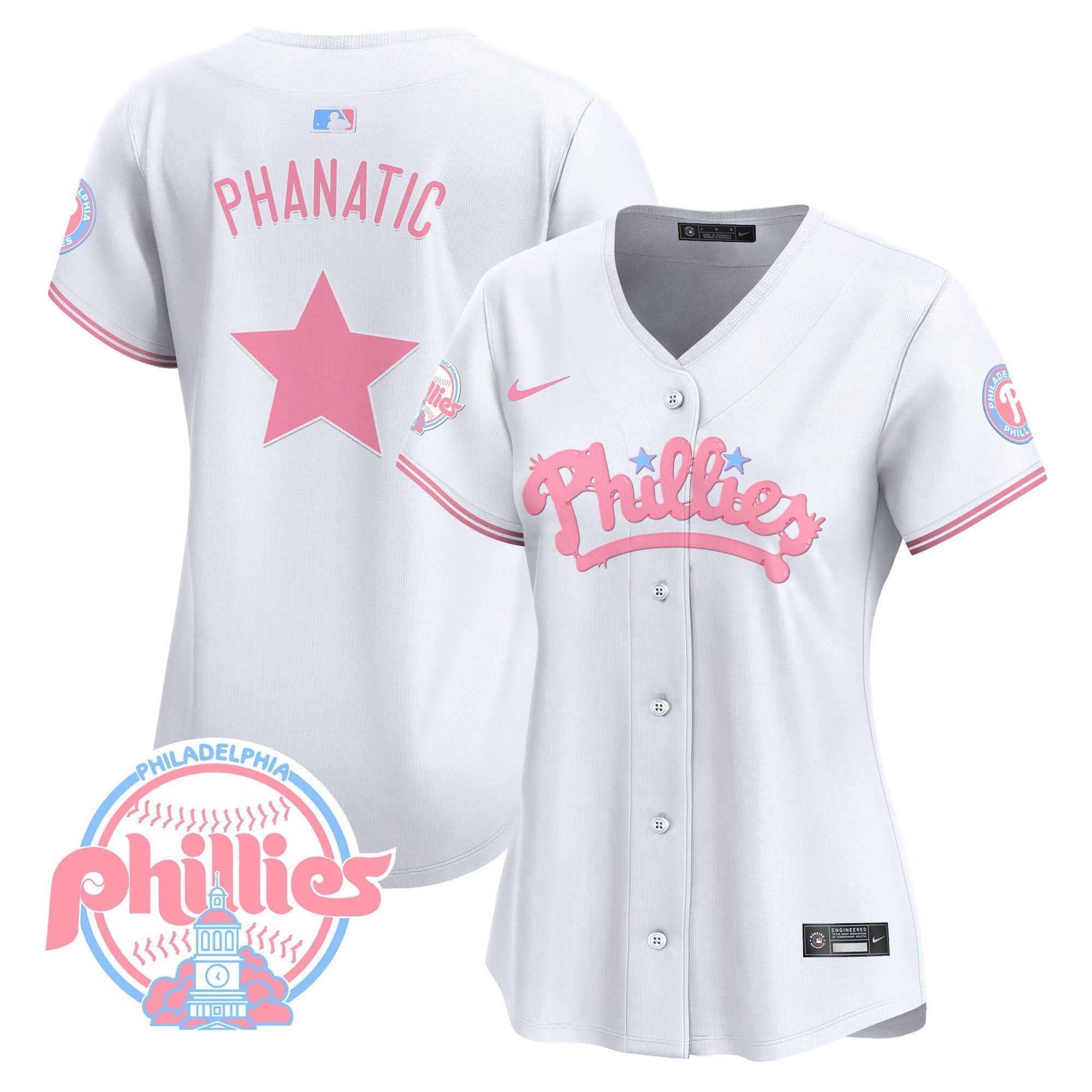 Camisa MLB Women’s Bubblegum Pink Vapor Premier Limited Jersey