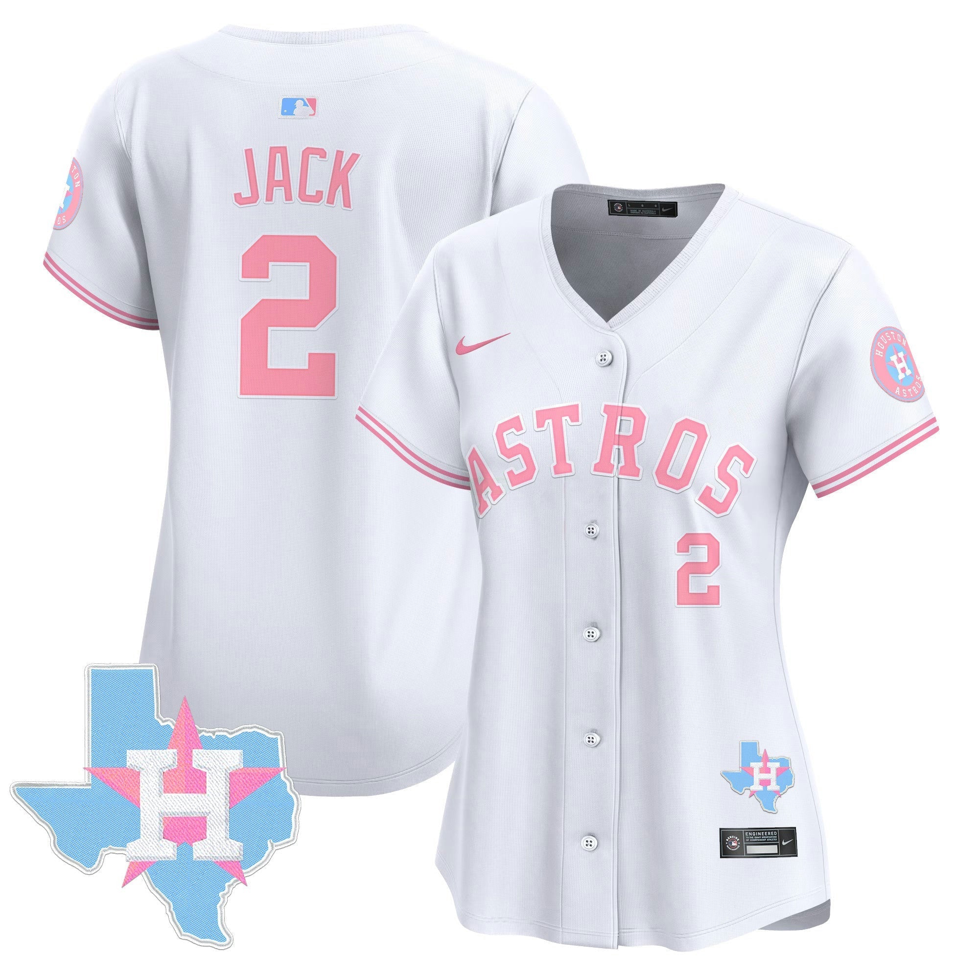 Camisa MLB Women’s Bubblegum Pink Vapor Premier Limited Jersey