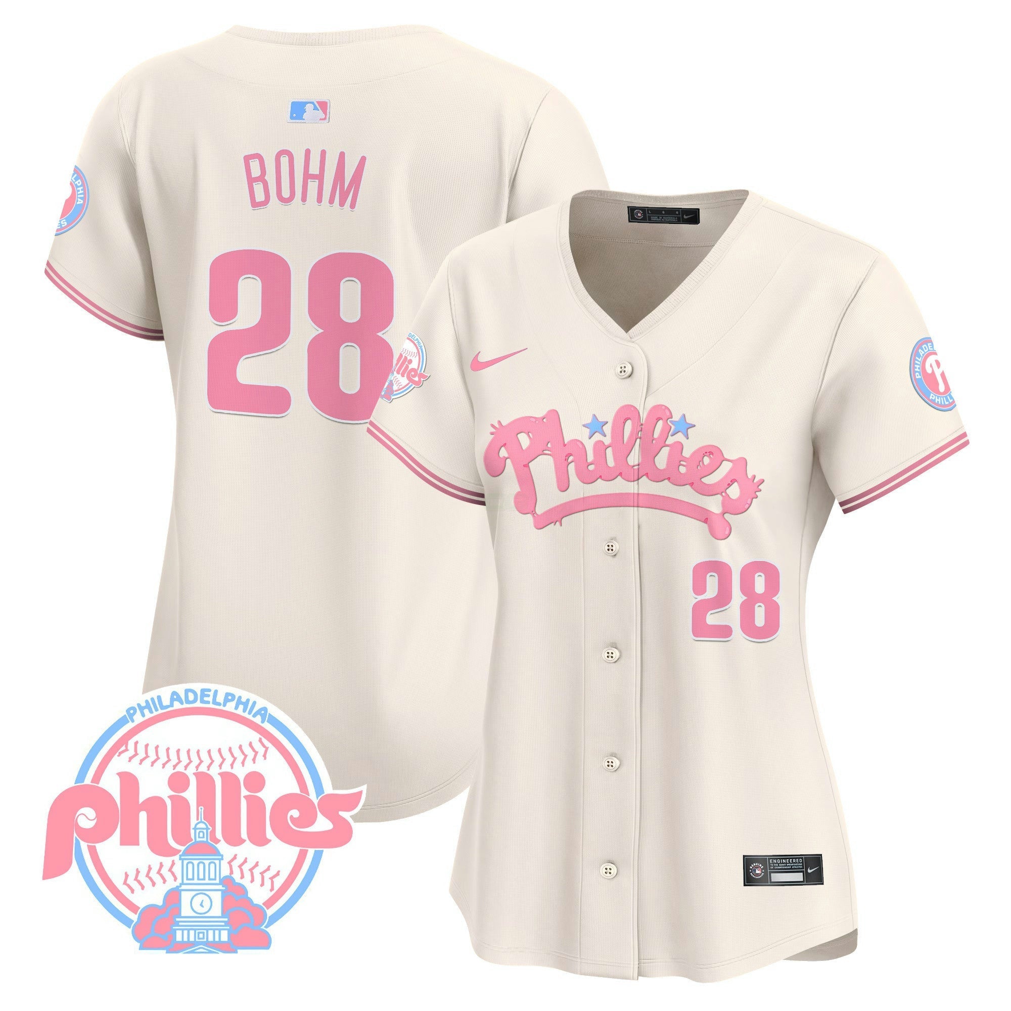Camisa MLB Women’s Bubblegum Pink Vapor Premier Limited Jersey