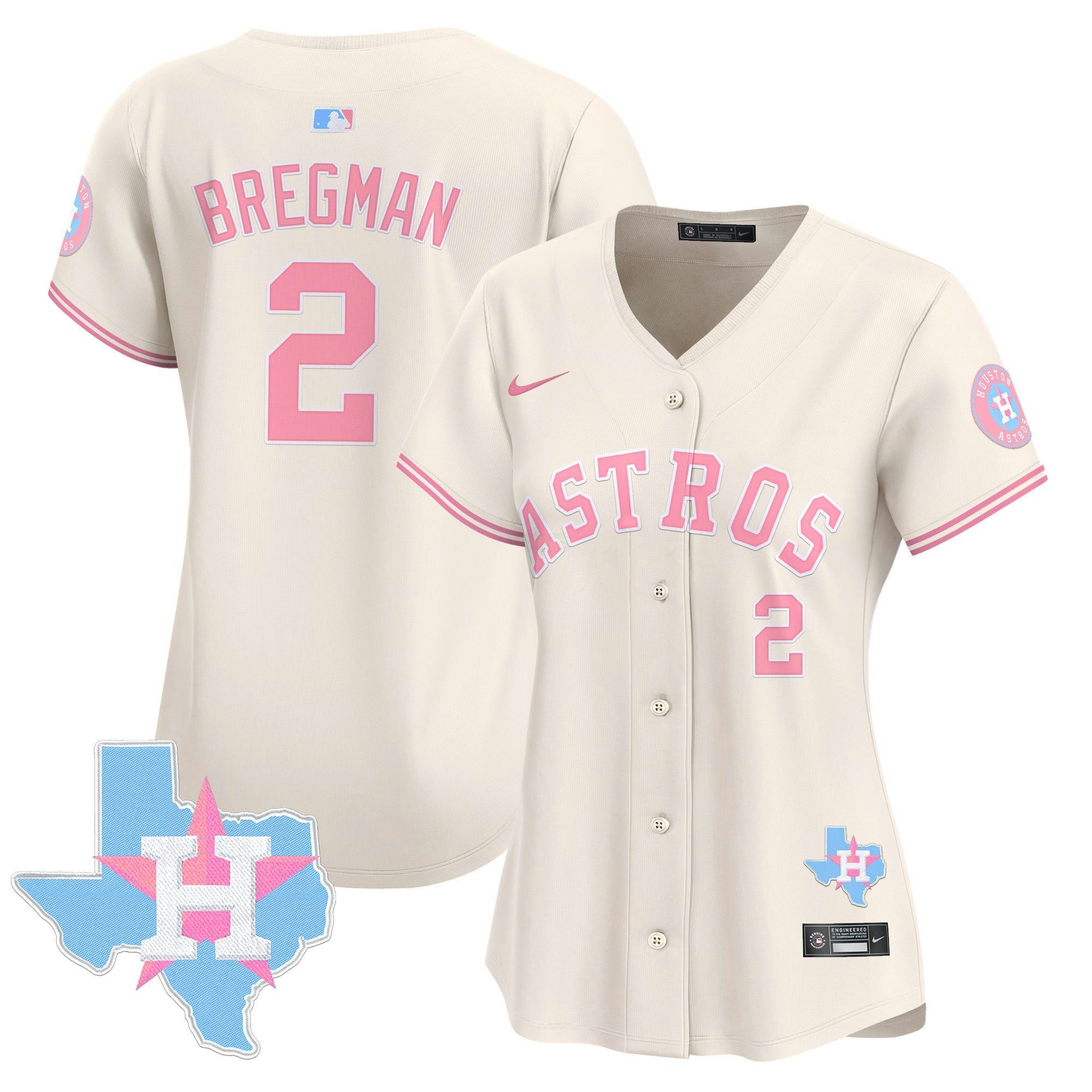 Camisa MLB Women’s Bubblegum Pink Vapor Premier Limited Jersey