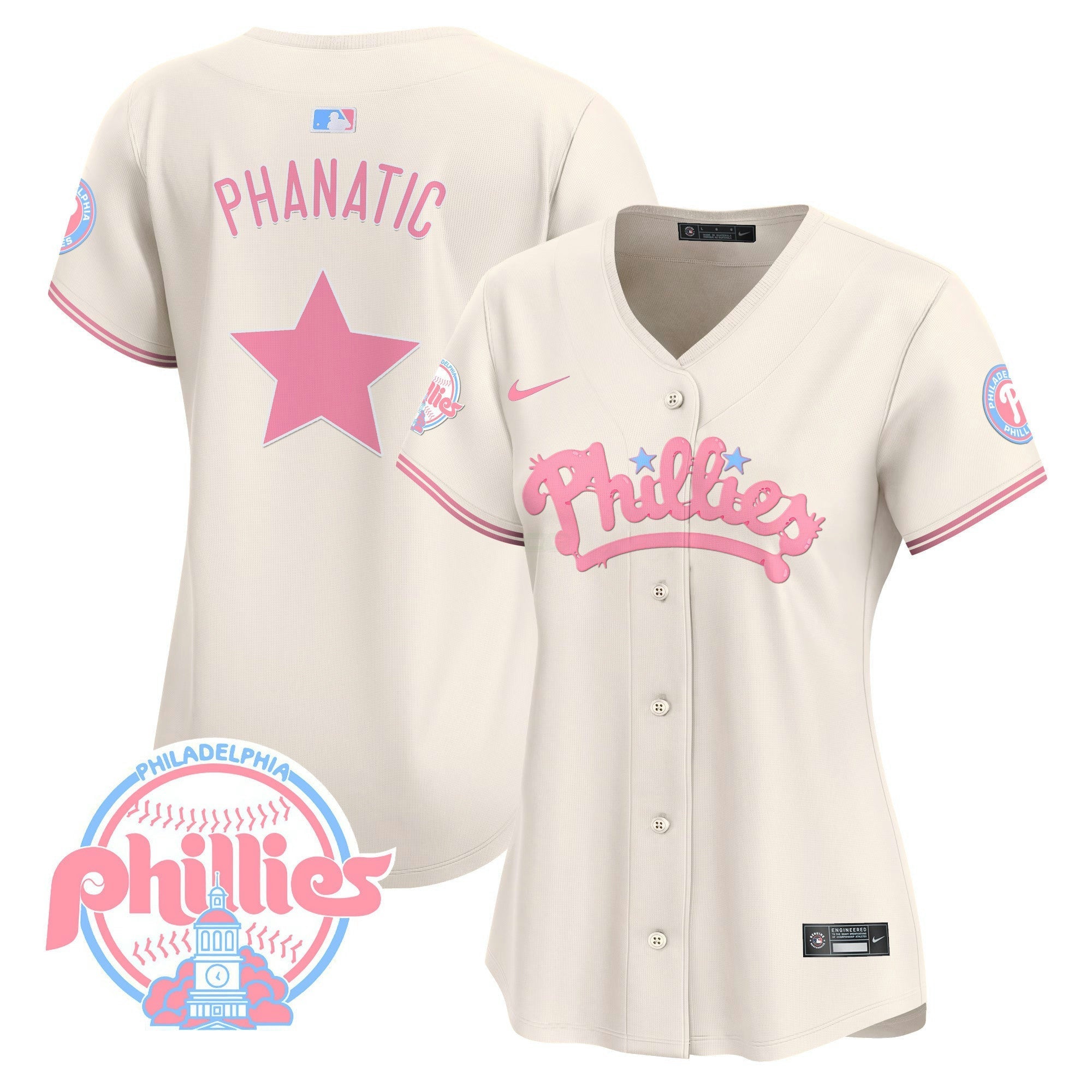 Camisa MLB Women’s Bubblegum Pink Vapor Premier Limited Jersey