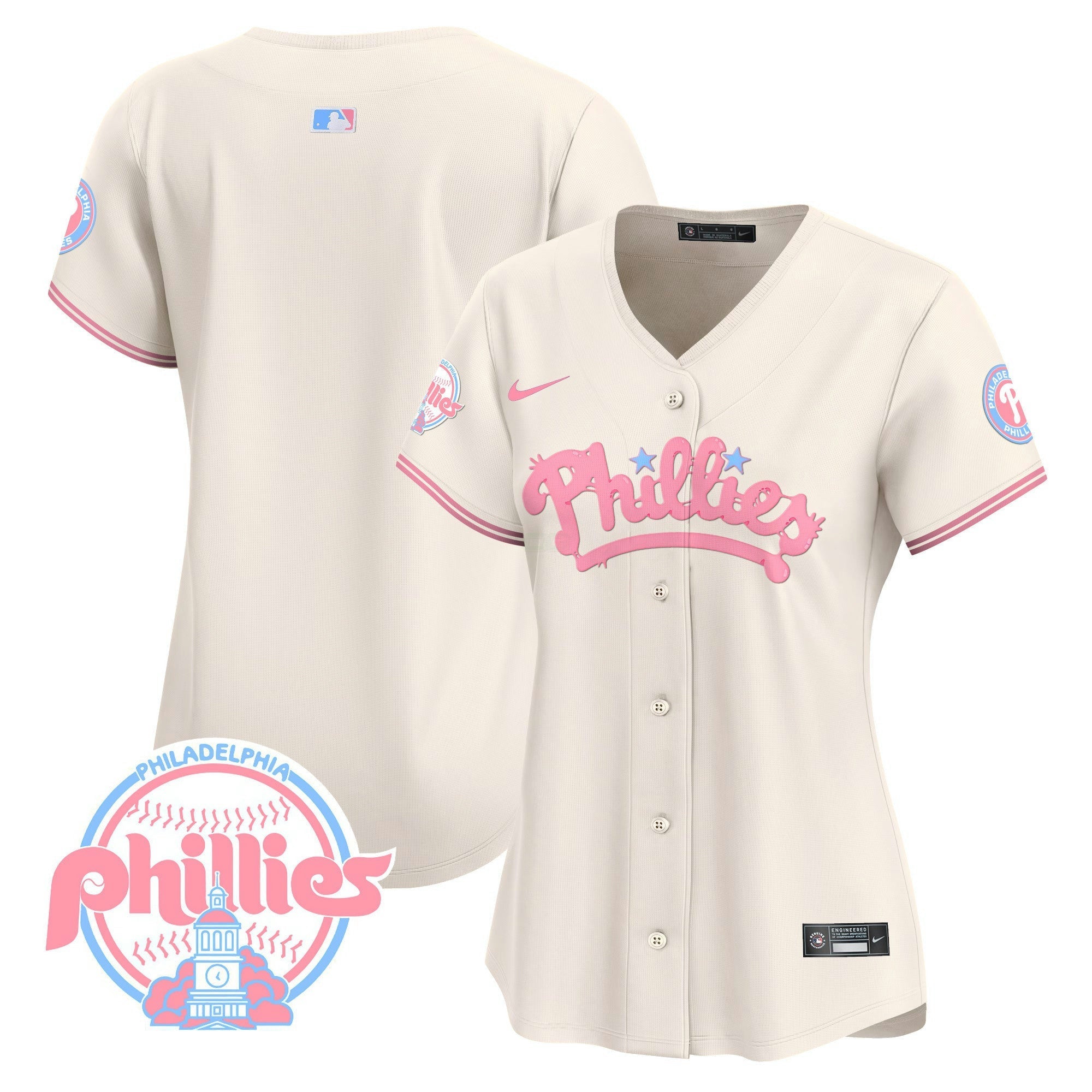 Camisa MLB Women’s Bubblegum Pink Vapor Premier Limited Jersey