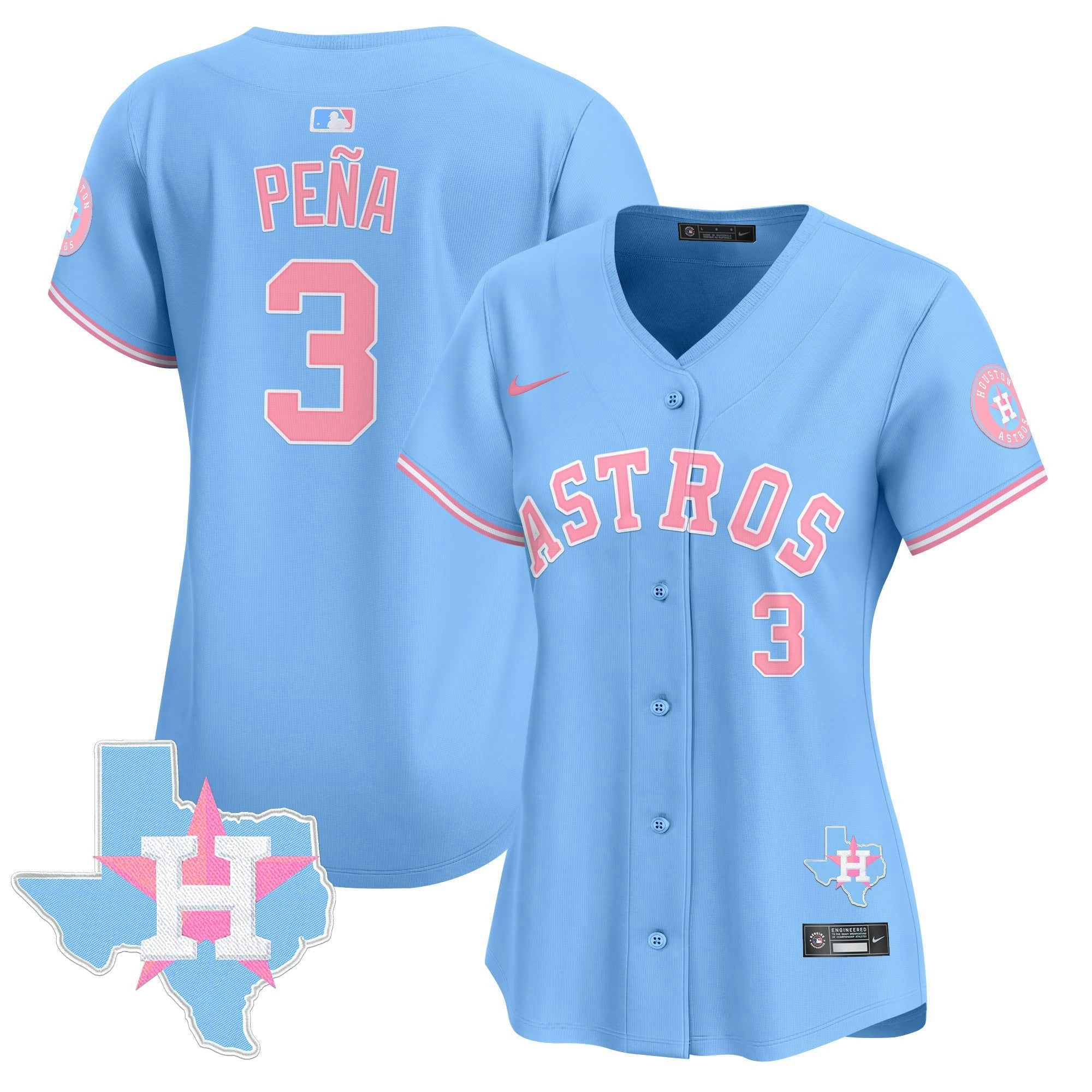 Camisa MLB Women’s Bubblegum Pink Vapor Premier Limited Jersey