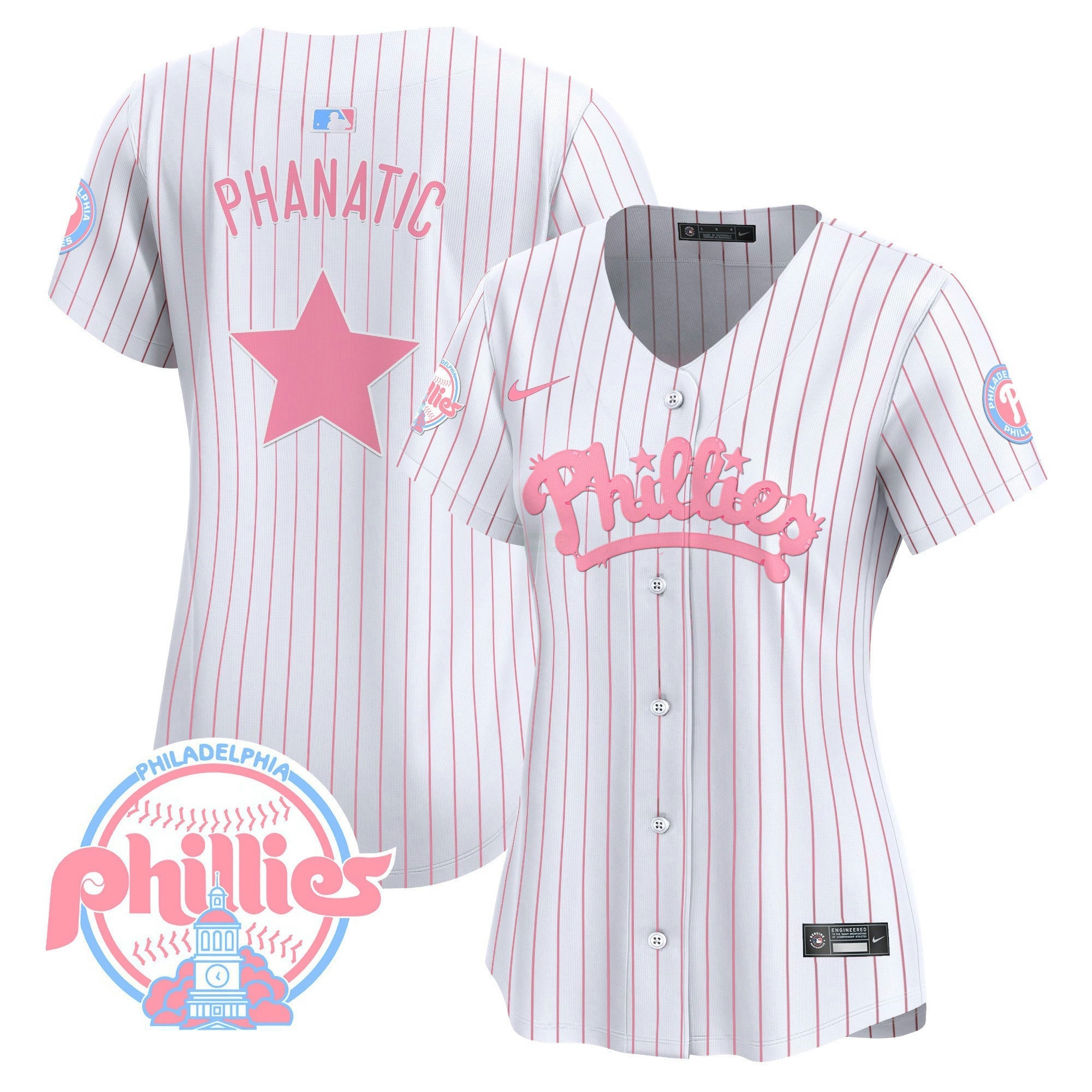 Camisa MLB Women’s Bubblegum Pink Vapor Premier Limited Jersey