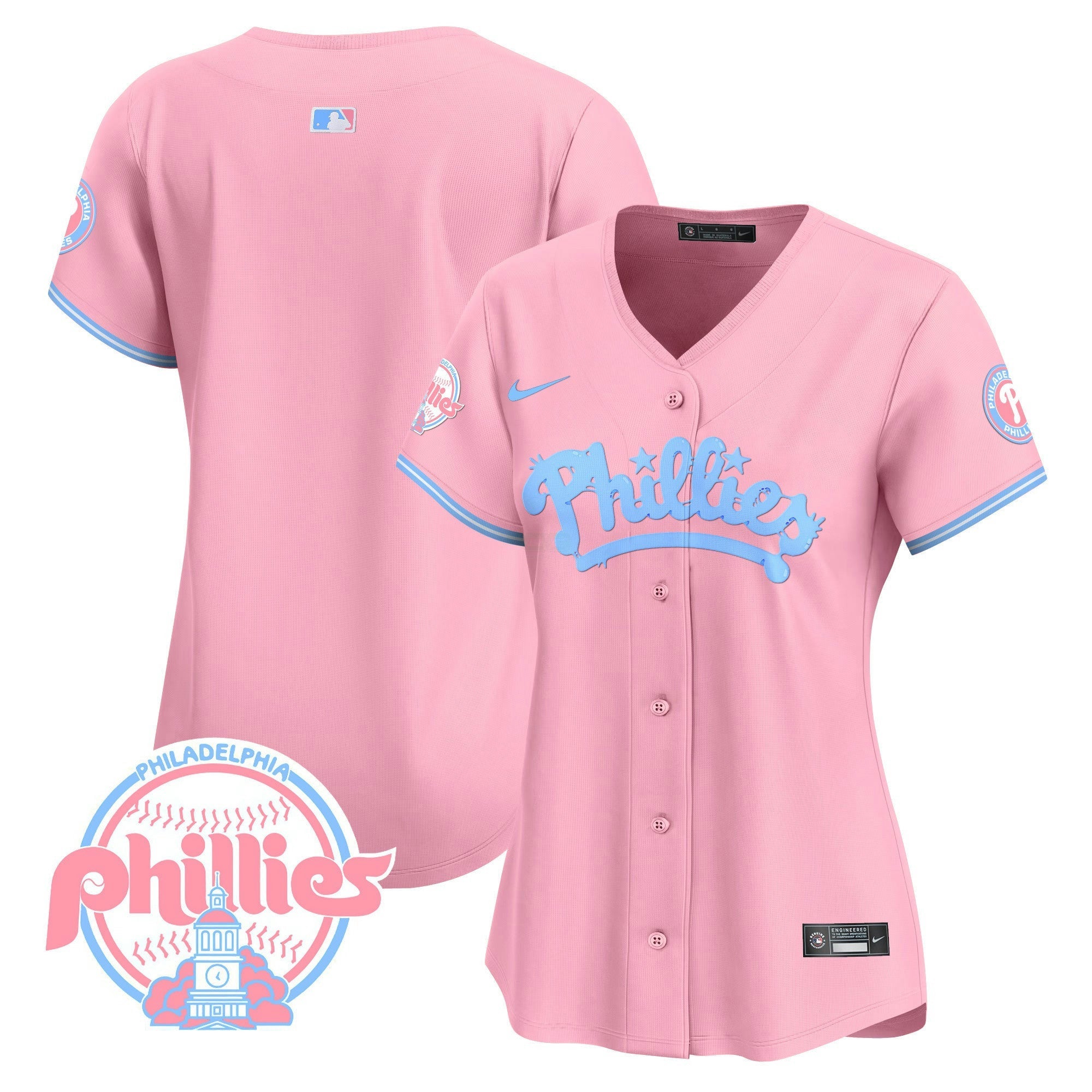 Camisa MLB Women’s Bubblegum Pink Vapor Premier Limited Jersey