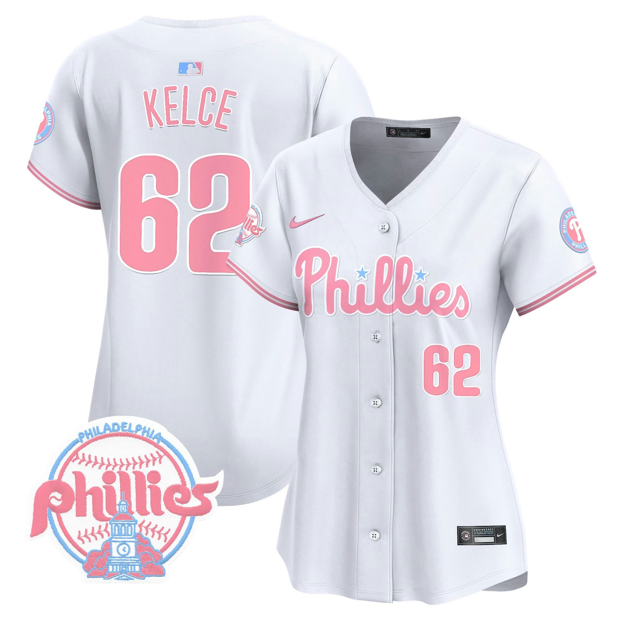 Camisa MLB Women’s Bubblegum Pink Vapor Premier Limited Jersey V2