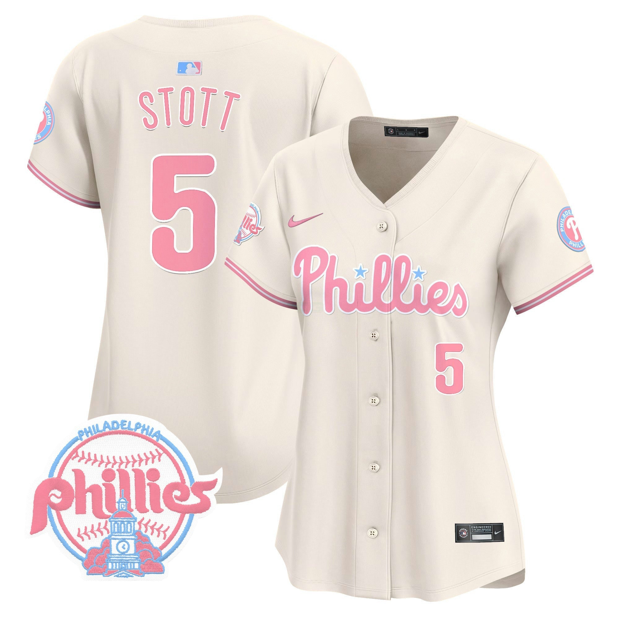 Camisa MLB Women’s Bubblegum Pink Vapor Premier Limited Jersey V2