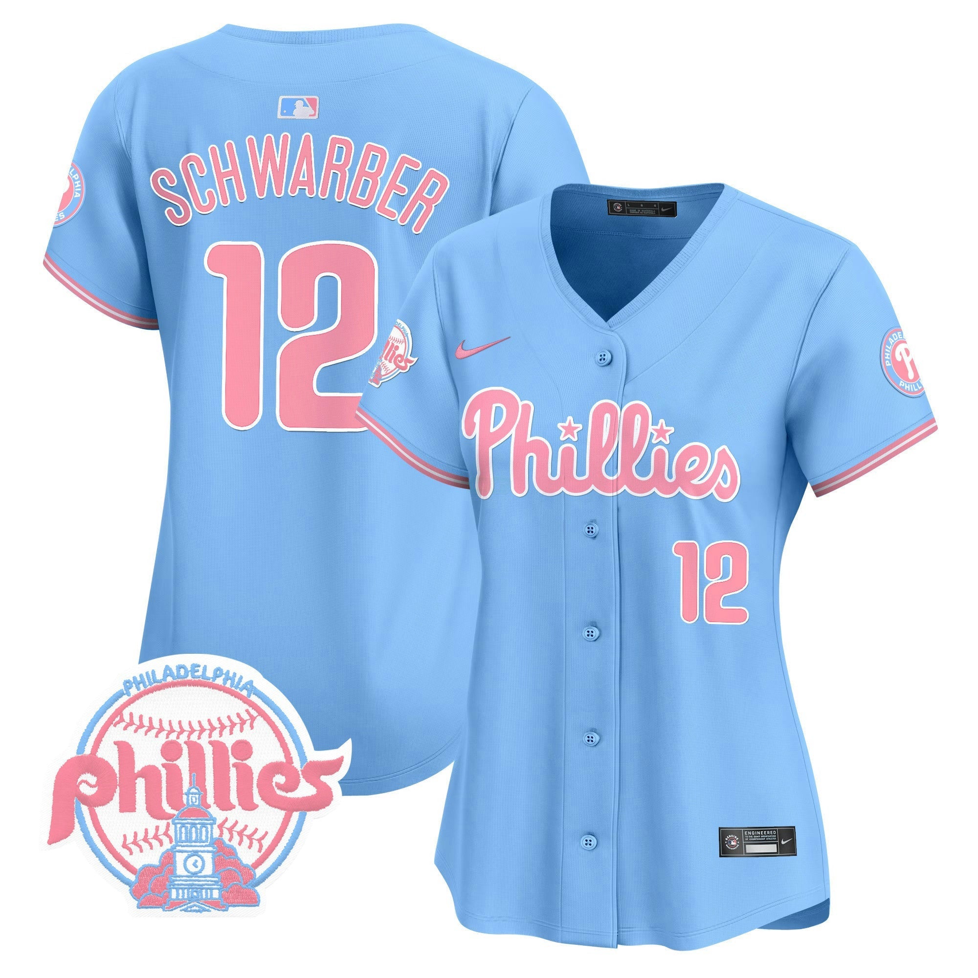 Camisa MLB Women’s Bubblegum Pink Vapor Premier Limited Jersey V2