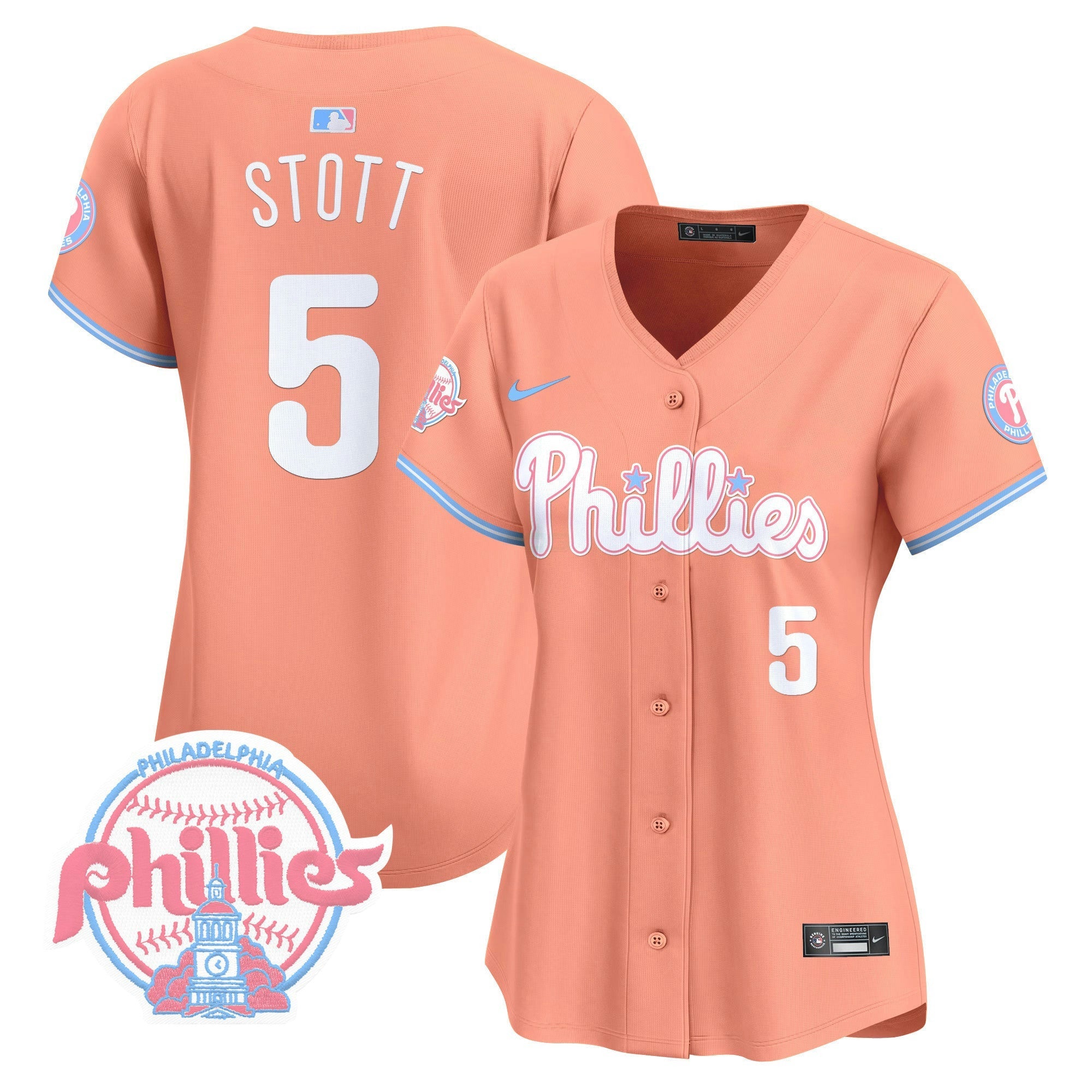Camisa MLB Women’s Bubblegum Pink Vapor Premier Limited Jersey V2