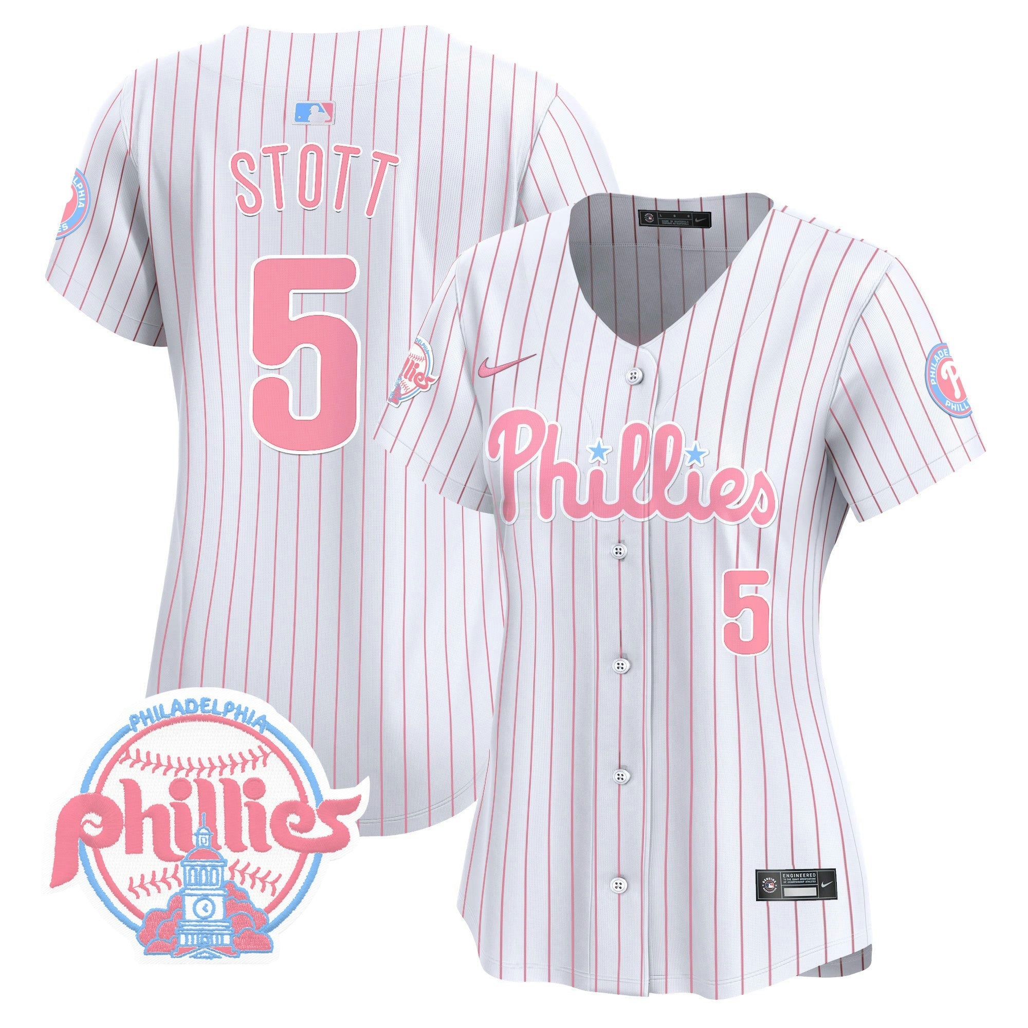 Camisa MLB Women’s Bubblegum Pink Vapor Premier Limited Jersey V2