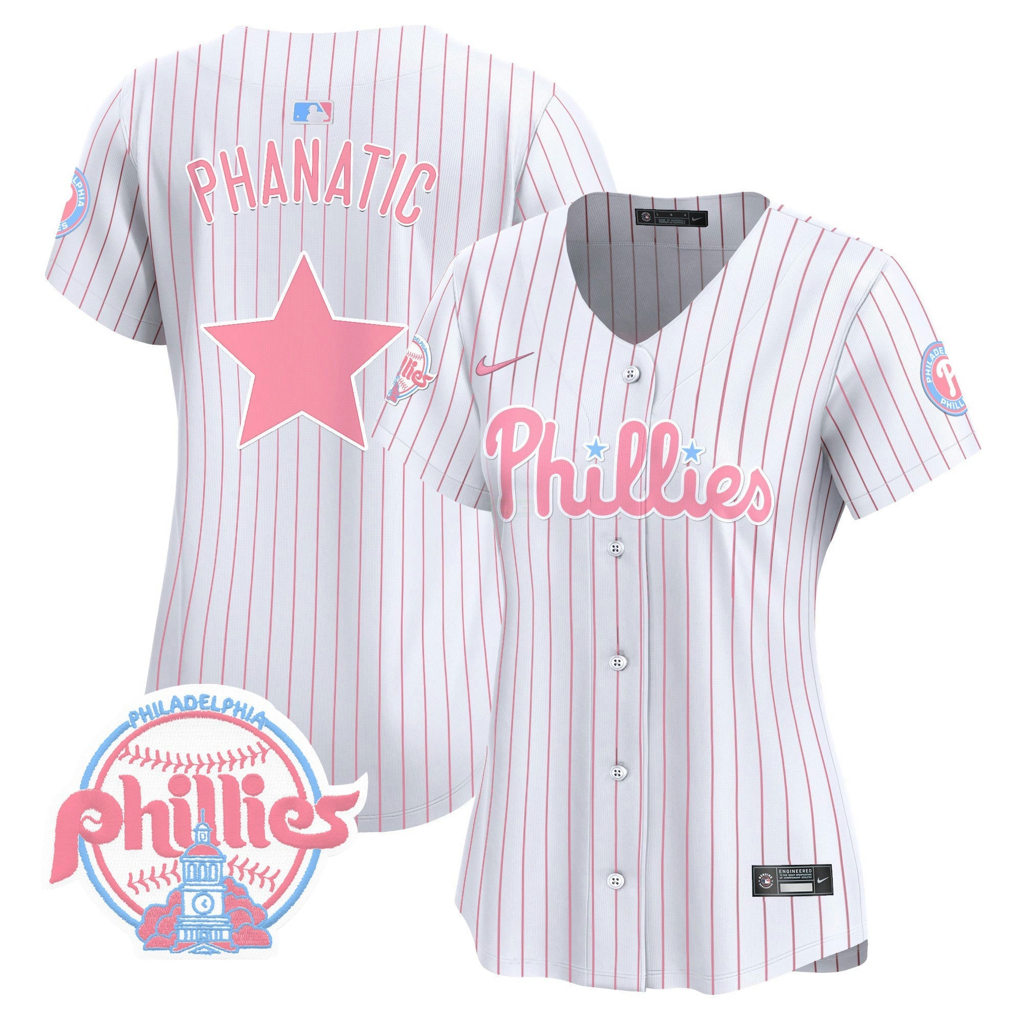 Camisa MLB Women’s Bubblegum Pink Vapor Premier Limited Jersey V2