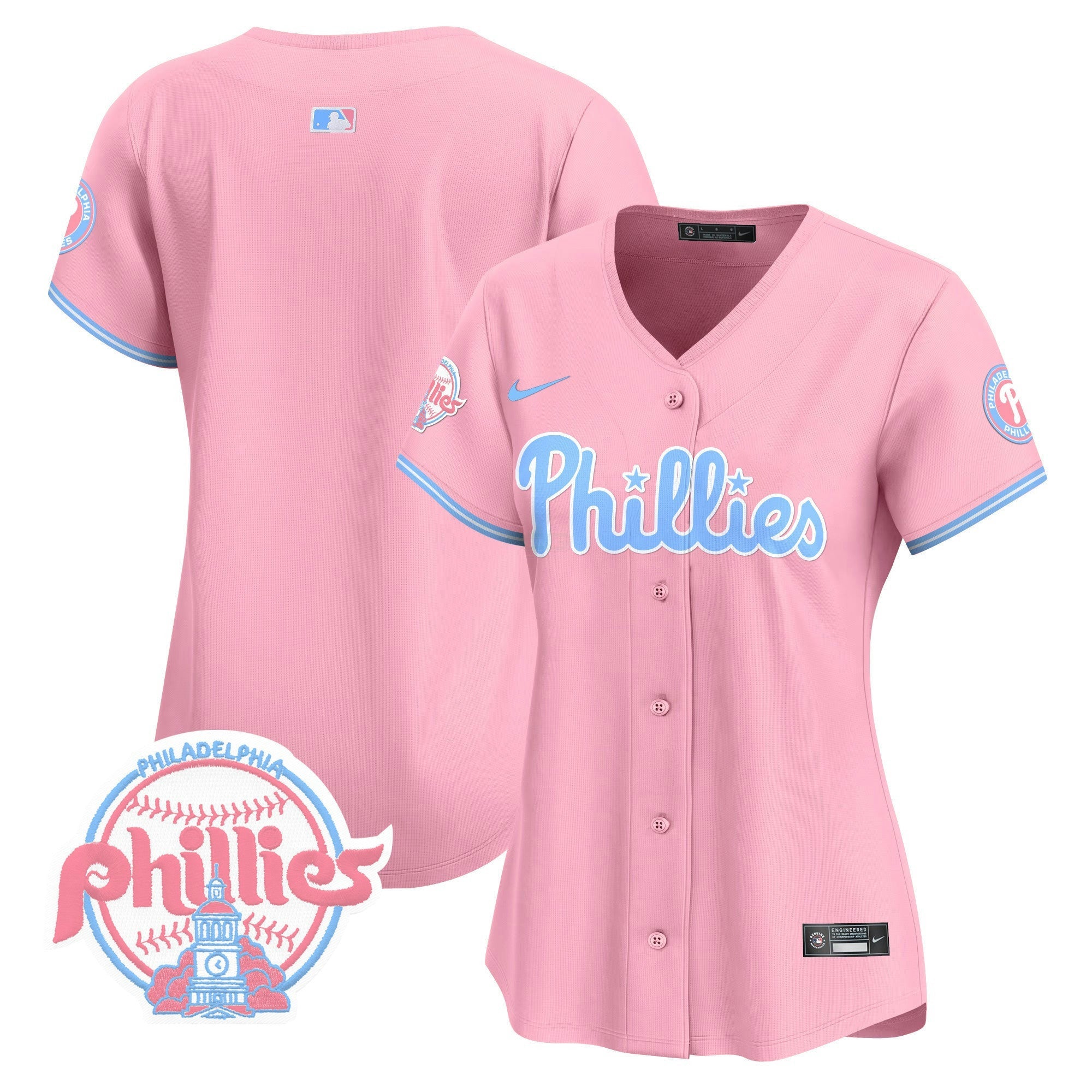Camisa MLB Women’s Bubblegum Pink Vapor Premier Limited Jersey V2