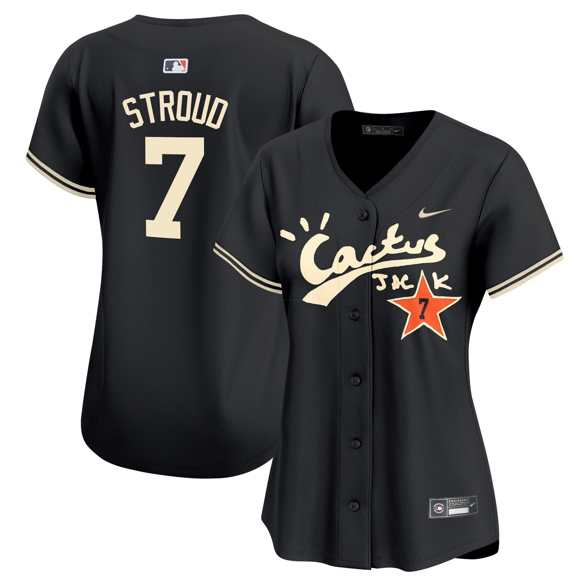 Camisa MLB Women’s Cactus Jack Vapor Premier Limited Jersey V2 – Stitched