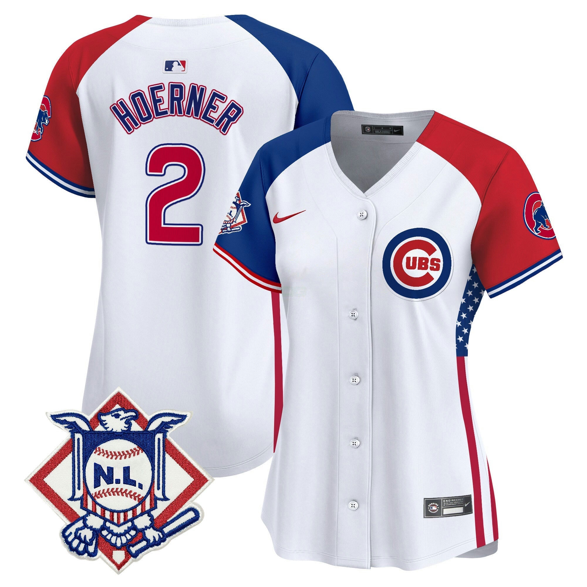 Camisa MLB Women’s Chicago 2024 Fourth of July Vapor Premier Limited Jersey V3