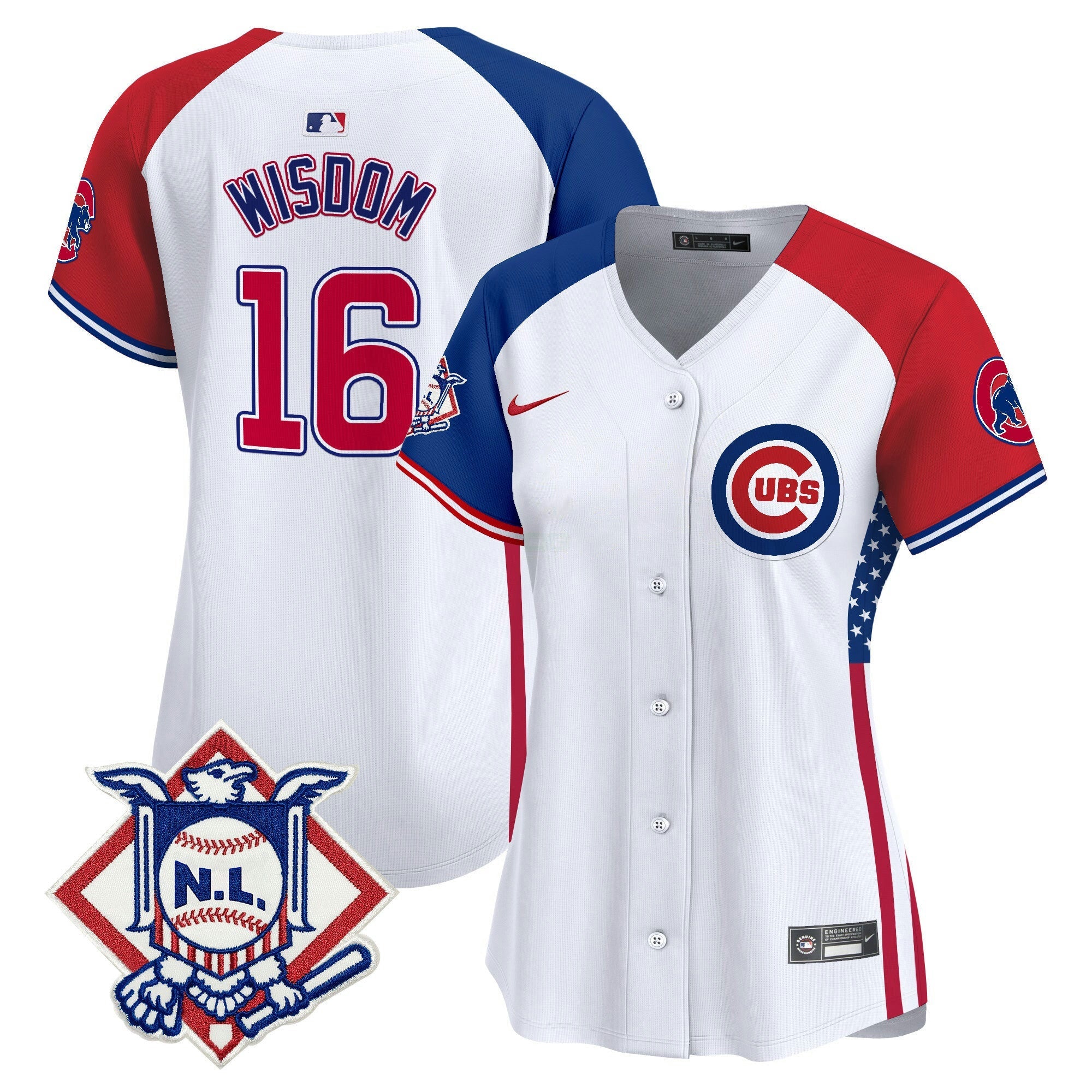 Camisa MLB Women’s Chicago 2024 Fourth of July Vapor Premier Limited Jersey V3