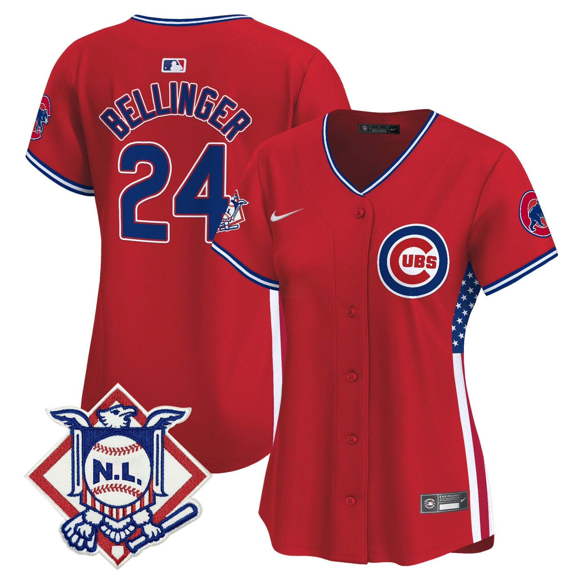 Camisa MLB Women’s Chicago 2024 Fourth of July Vapor Premier Limited Jersey V3