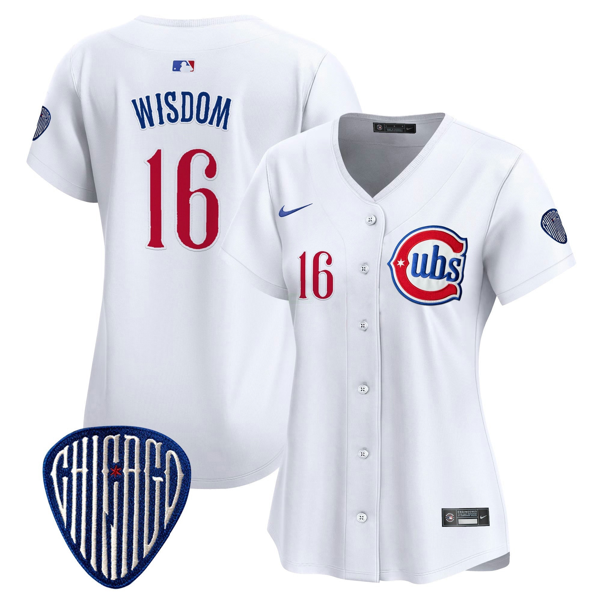 Camisa MLB Women’s Chicago Blue Alternativa Vapor Premier Limited Jersey
