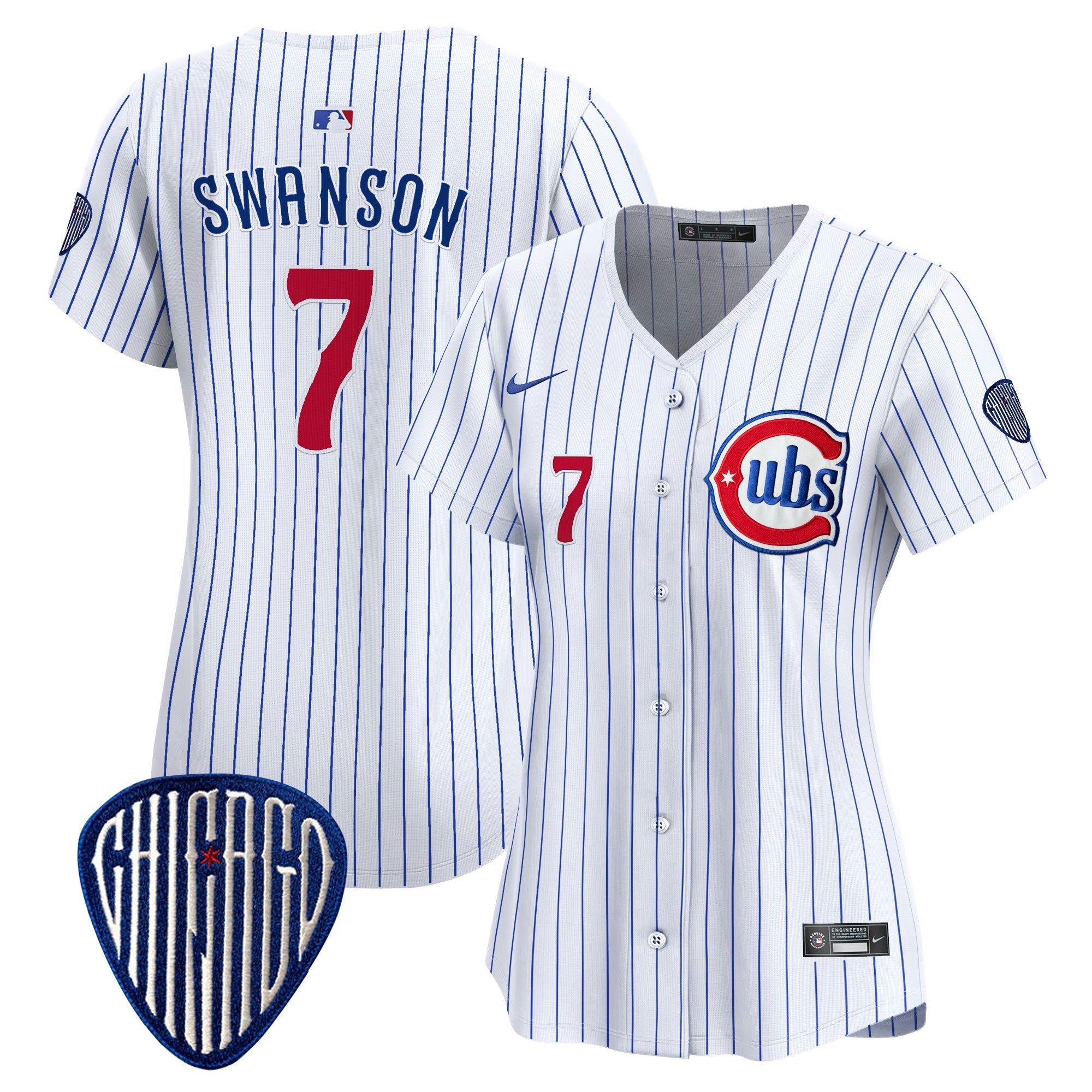 Camisa MLB Women’s Chicago Blue Alternativa Vapor Premier Limited Jersey