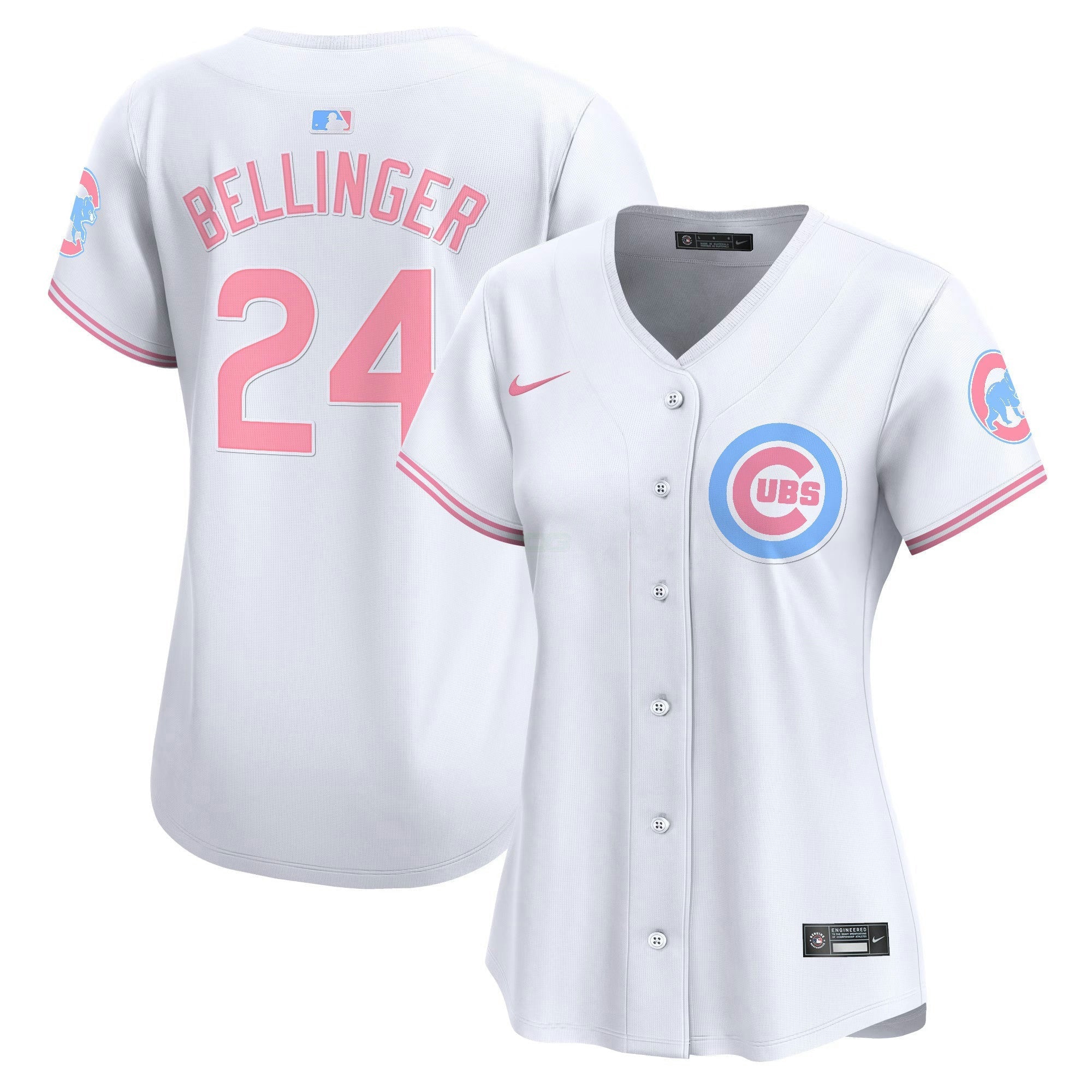 Camisa MLB Women’s Chicago Bubblegum Pink Vapor Premier Limited Jersey
