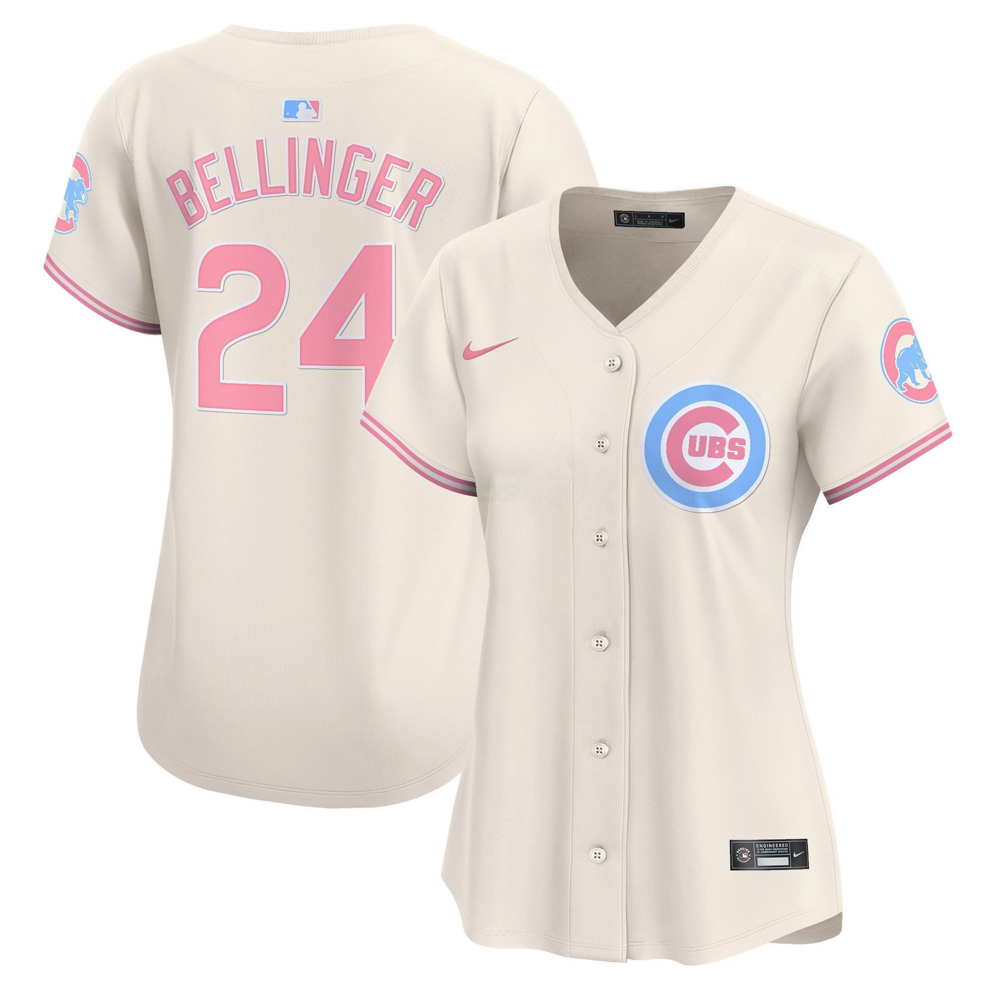 Camisa MLB Women’s Chicago Bubblegum Pink Vapor Premier Limited Jersey
