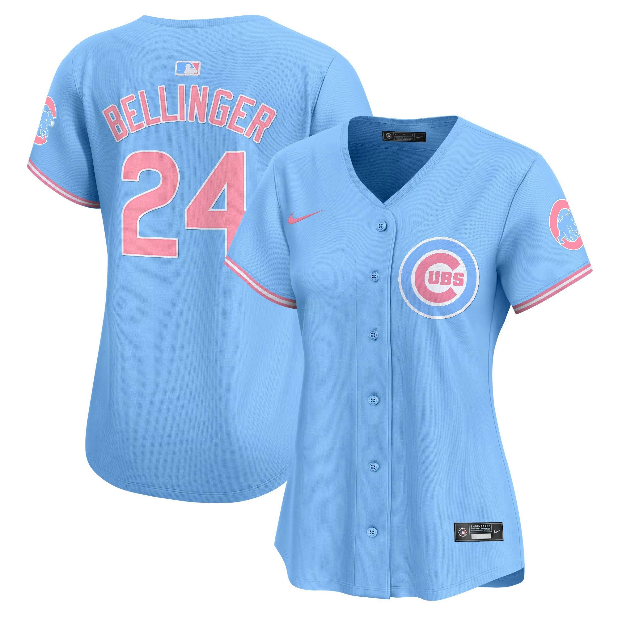 Camisa MLB Women’s Chicago Bubblegum Pink Vapor Premier Limited Jersey