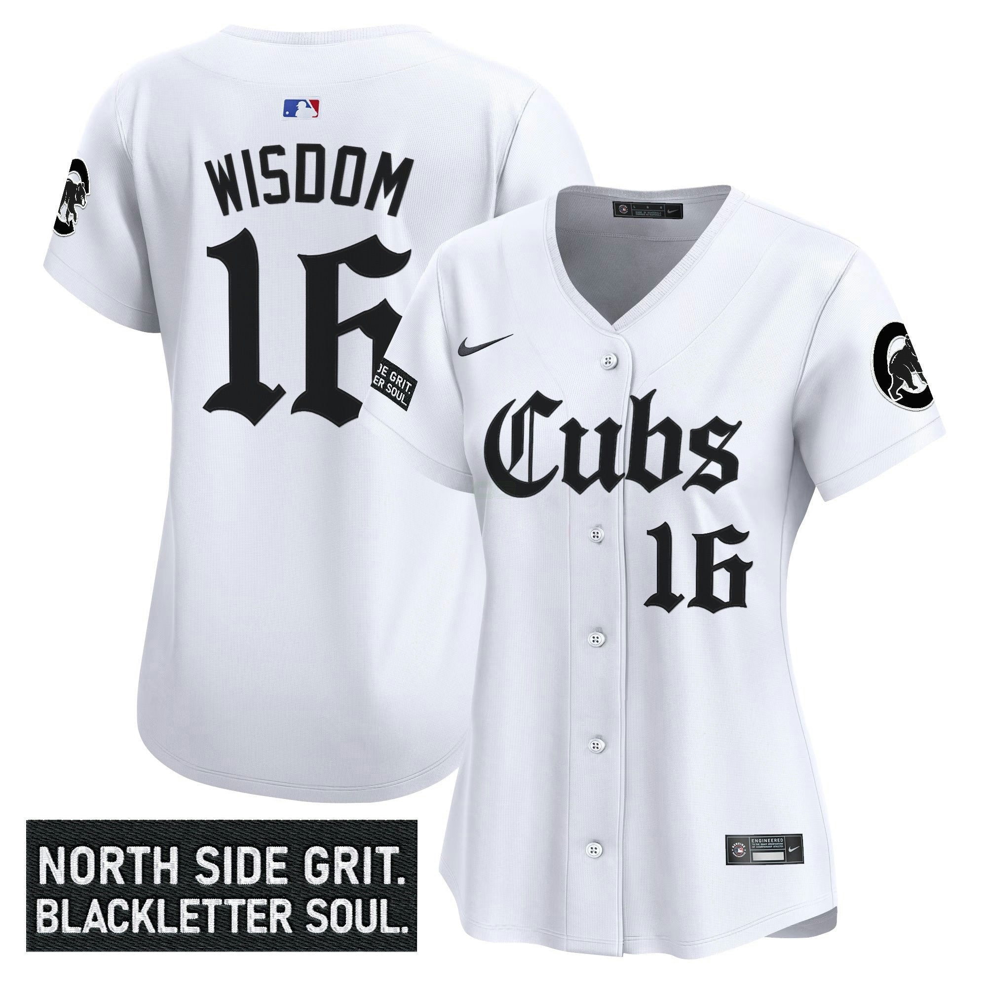 Camisa MLB Women’s Chicago ‘Gothic North Side Edition’ Vapor Premier Limited Jersey