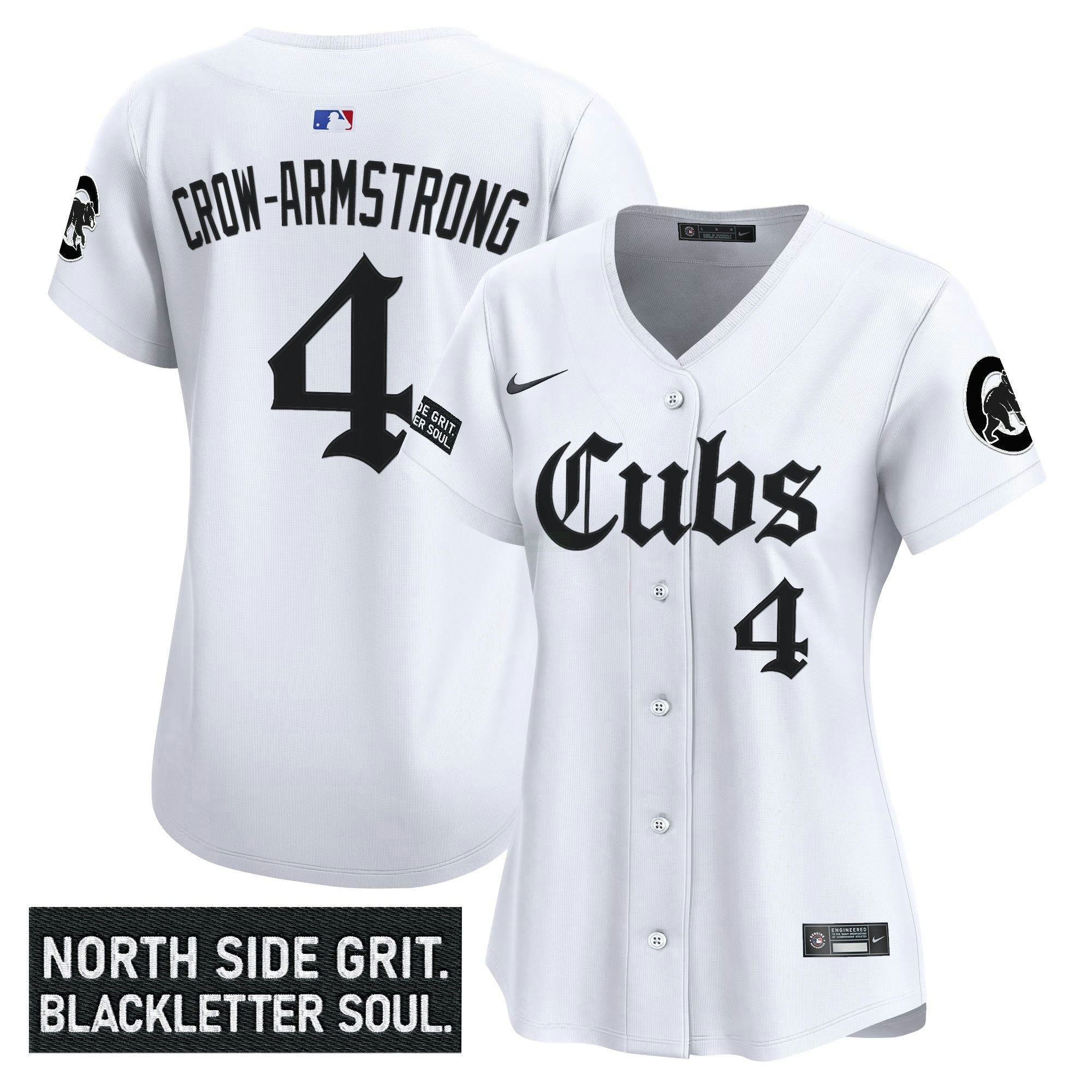 Camisa MLB Women’s Chicago ‘Gothic North Side Edition’ Vapor Premier Limited Jersey
