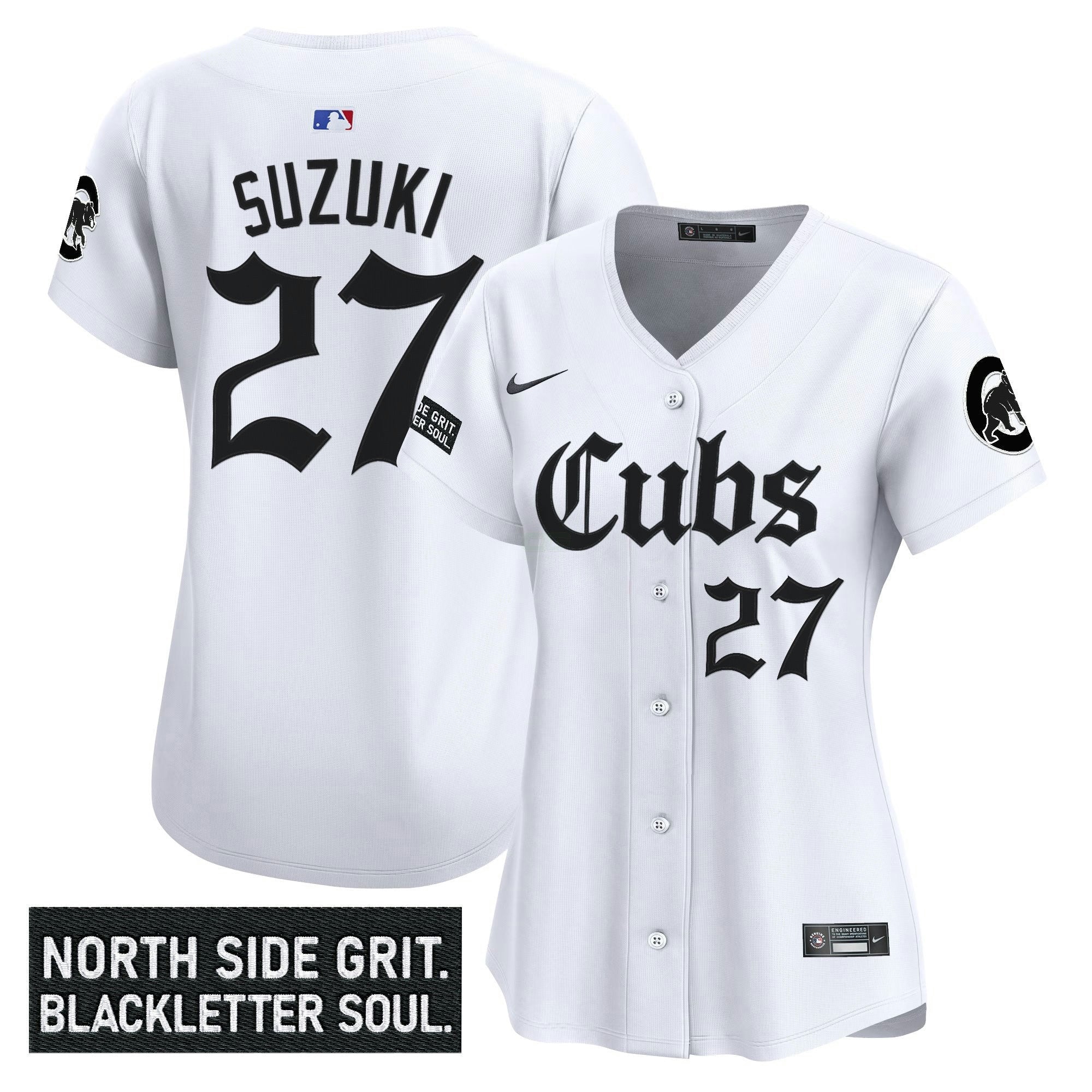 Camisa MLB Women’s Chicago ‘Gothic North Side Edition’ Vapor Premier Limited Jersey