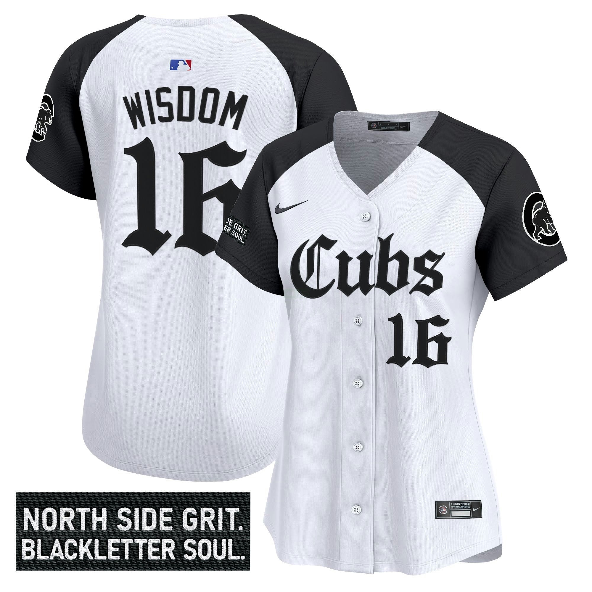 Camisa MLB Women’s Chicago ‘Gothic North Side Edition’ Vapor Premier Limited Jersey
