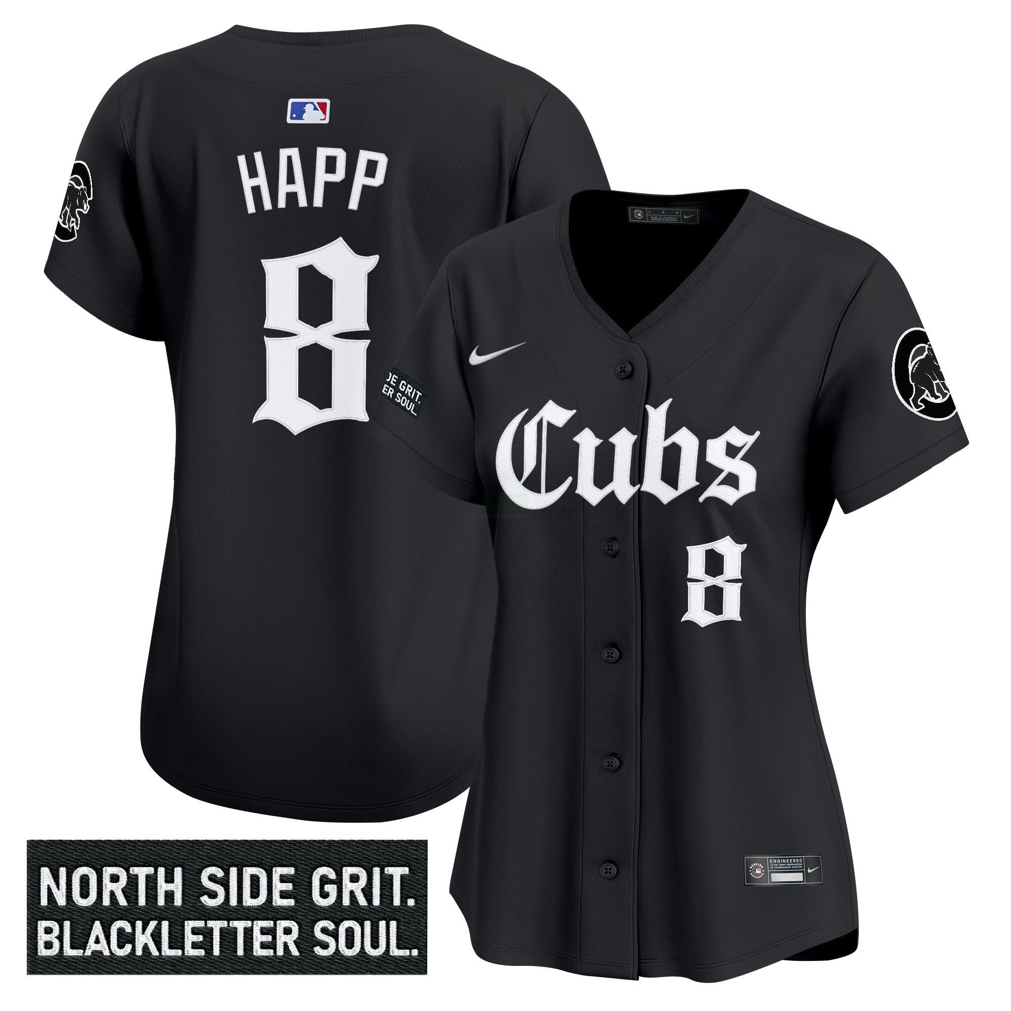 Camisa MLB Women’s Chicago ‘Gothic North Side Edition’ Vapor Premier Limited Jersey