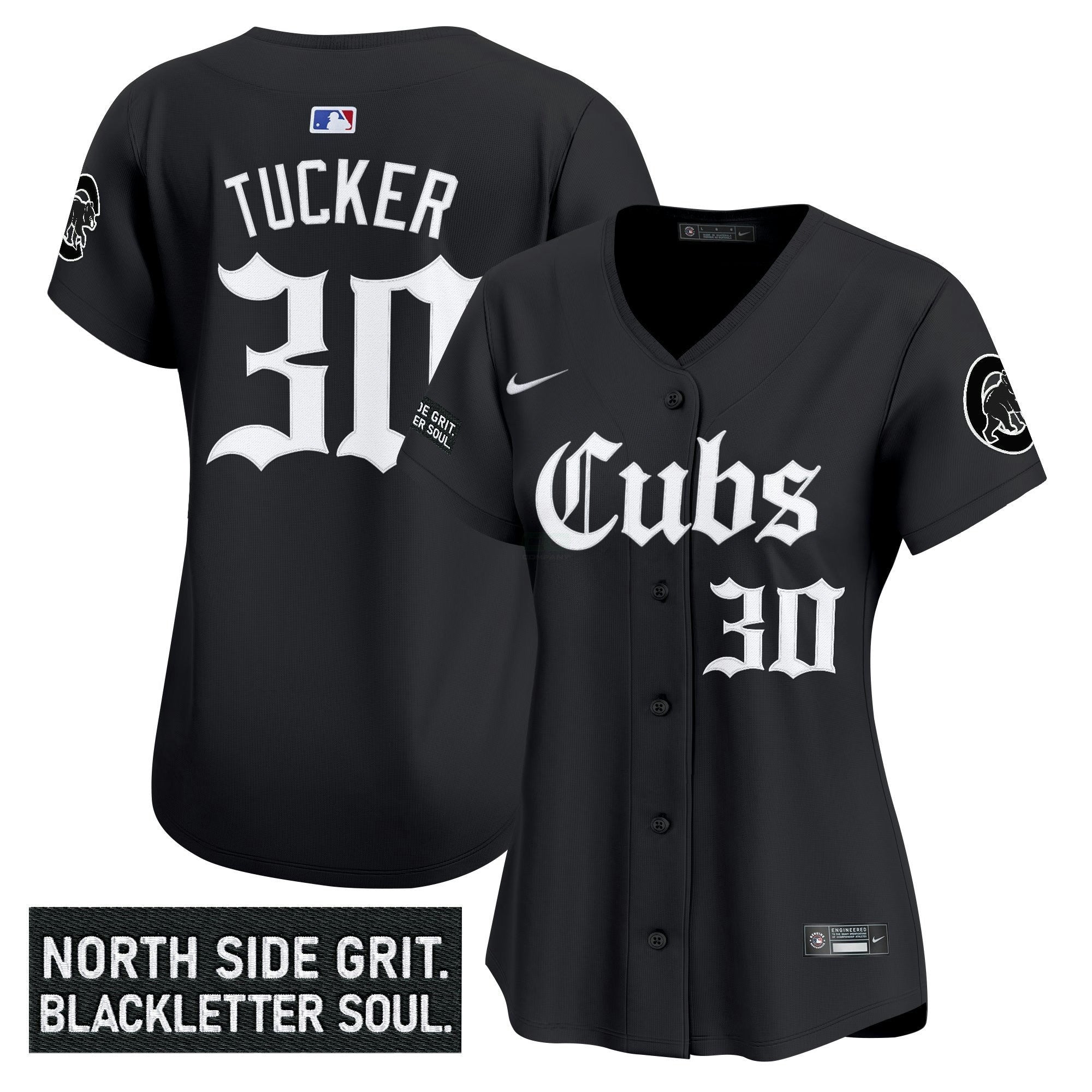 Camisa MLB Women’s Chicago ‘Gothic North Side Edition’ Vapor Premier Limited Jersey
