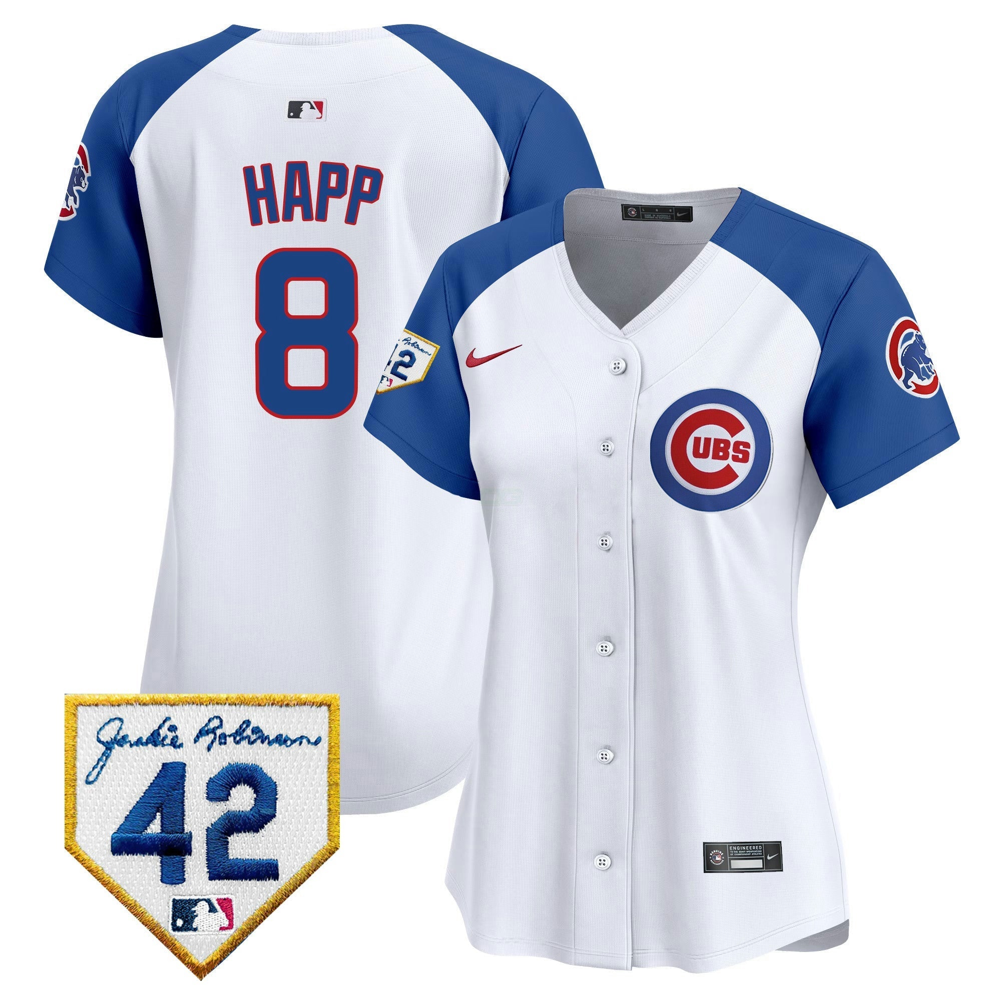 Camisa MLB Women’s Chicago Jackie Robinson Patch Vapor Premier Limited Jersey