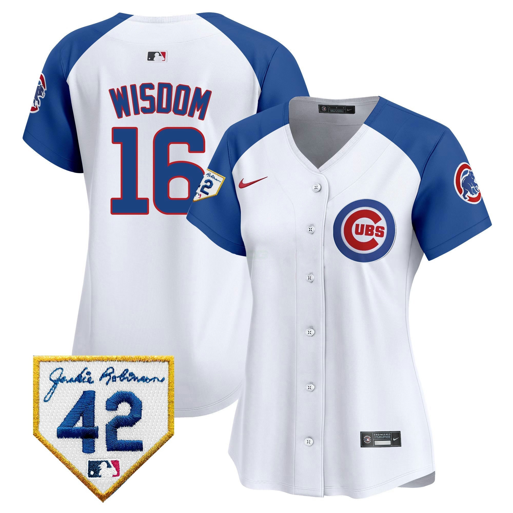 Camisa MLB Women’s Chicago Jackie Robinson Patch Vapor Premier Limited Jersey