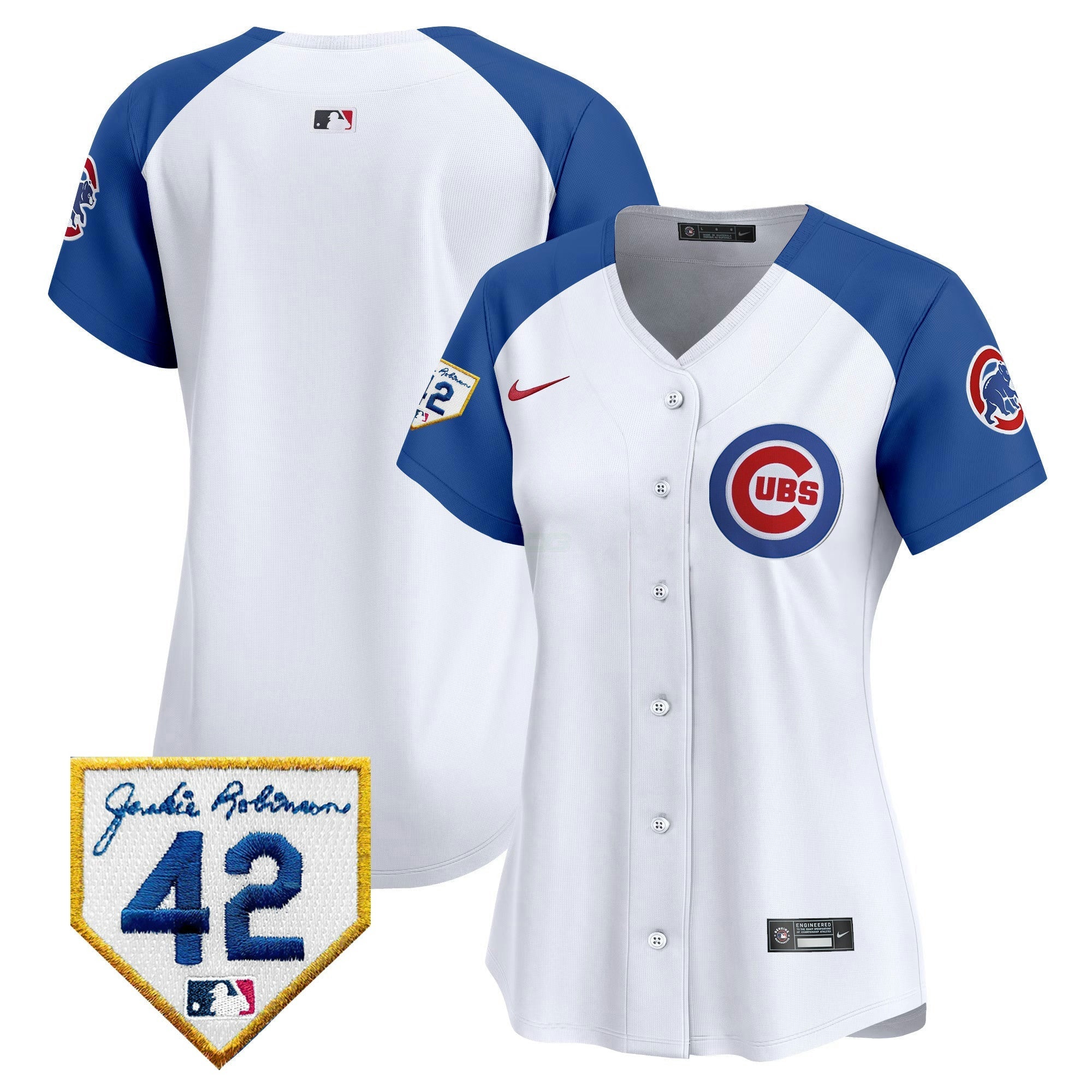 Camisa MLB Women’s Chicago Jackie Robinson Patch Vapor Premier Limited Jersey