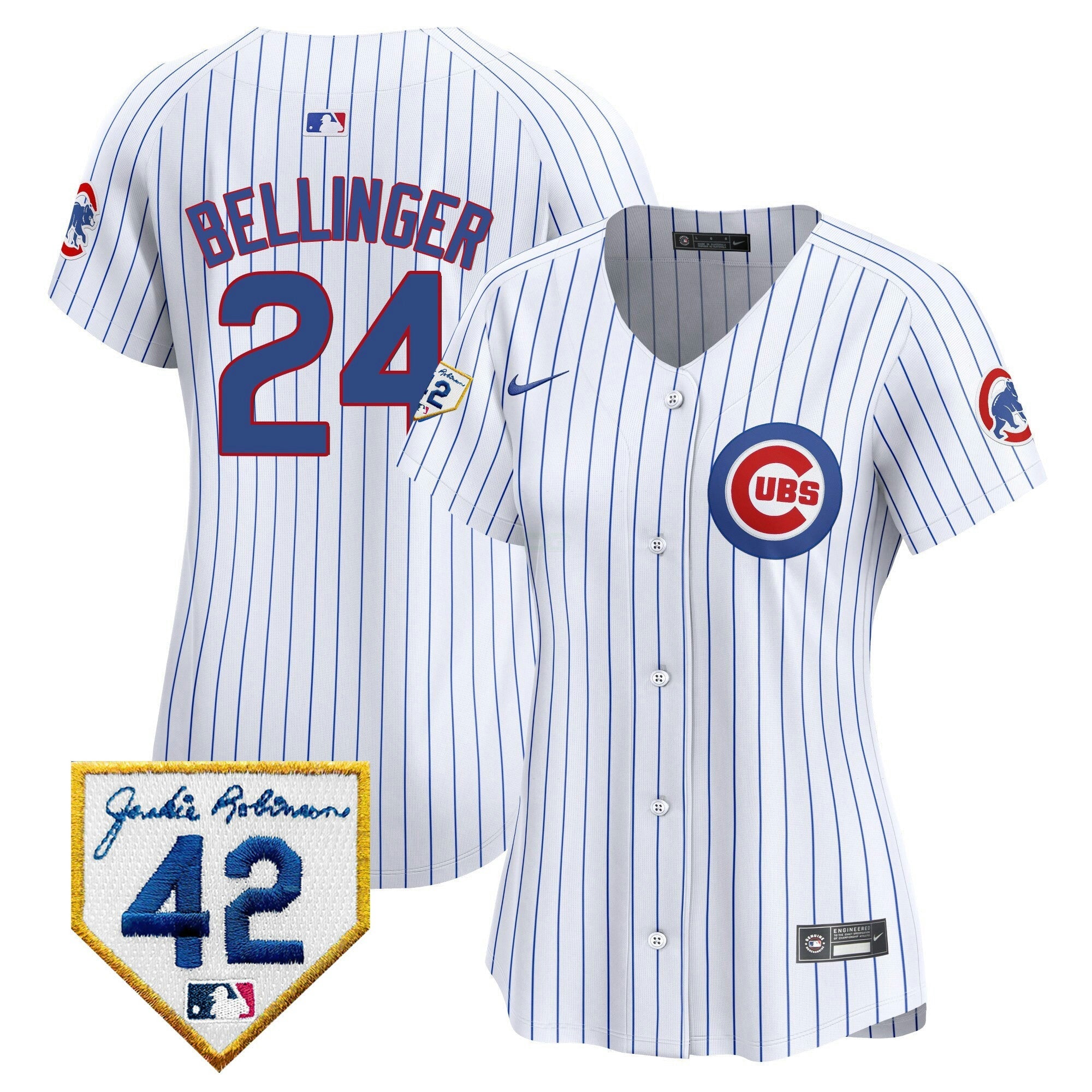 Camisa MLB Women’s Chicago Jackie Robinson Patch Vapor Premier Limited Jersey