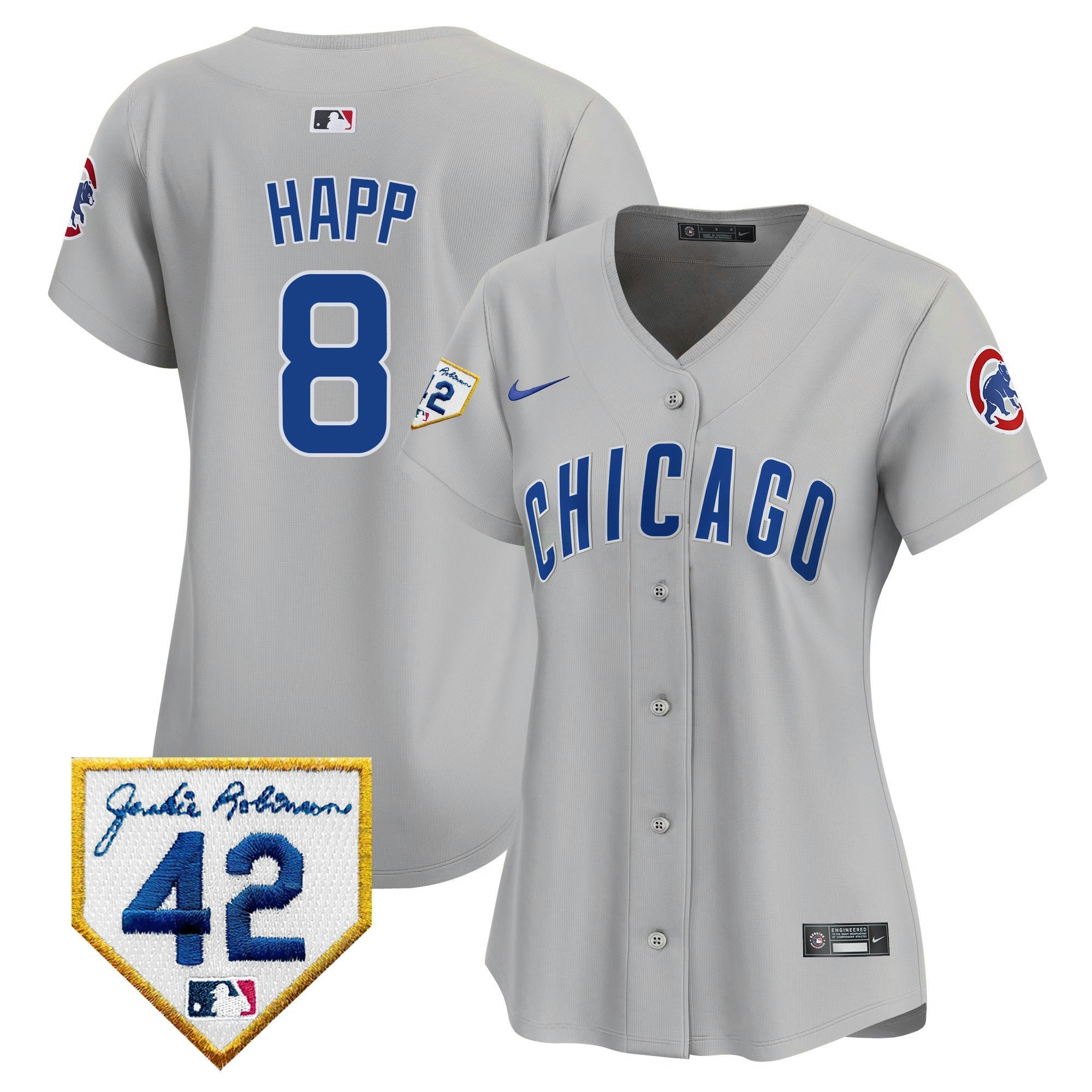 Camisa MLB Women’s Chicago Jackie Robinson Patch Vapor Premier Limited Jersey