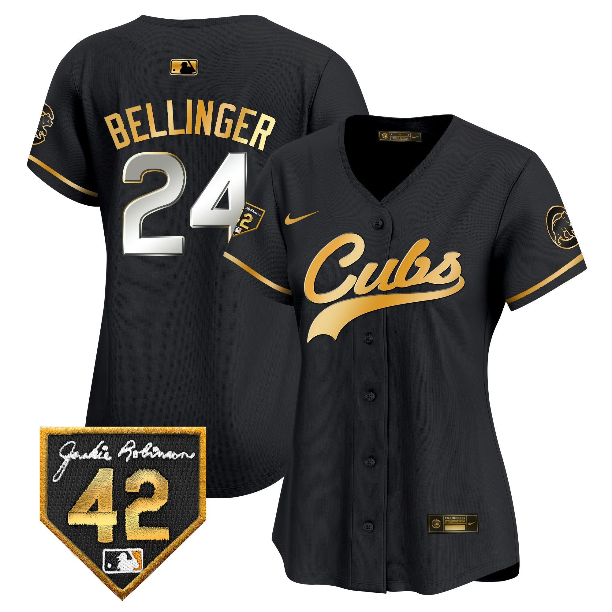 Camisa MLB Women’s Chicago Jackie Robinson Patch Vapor Premier Limited Jersey