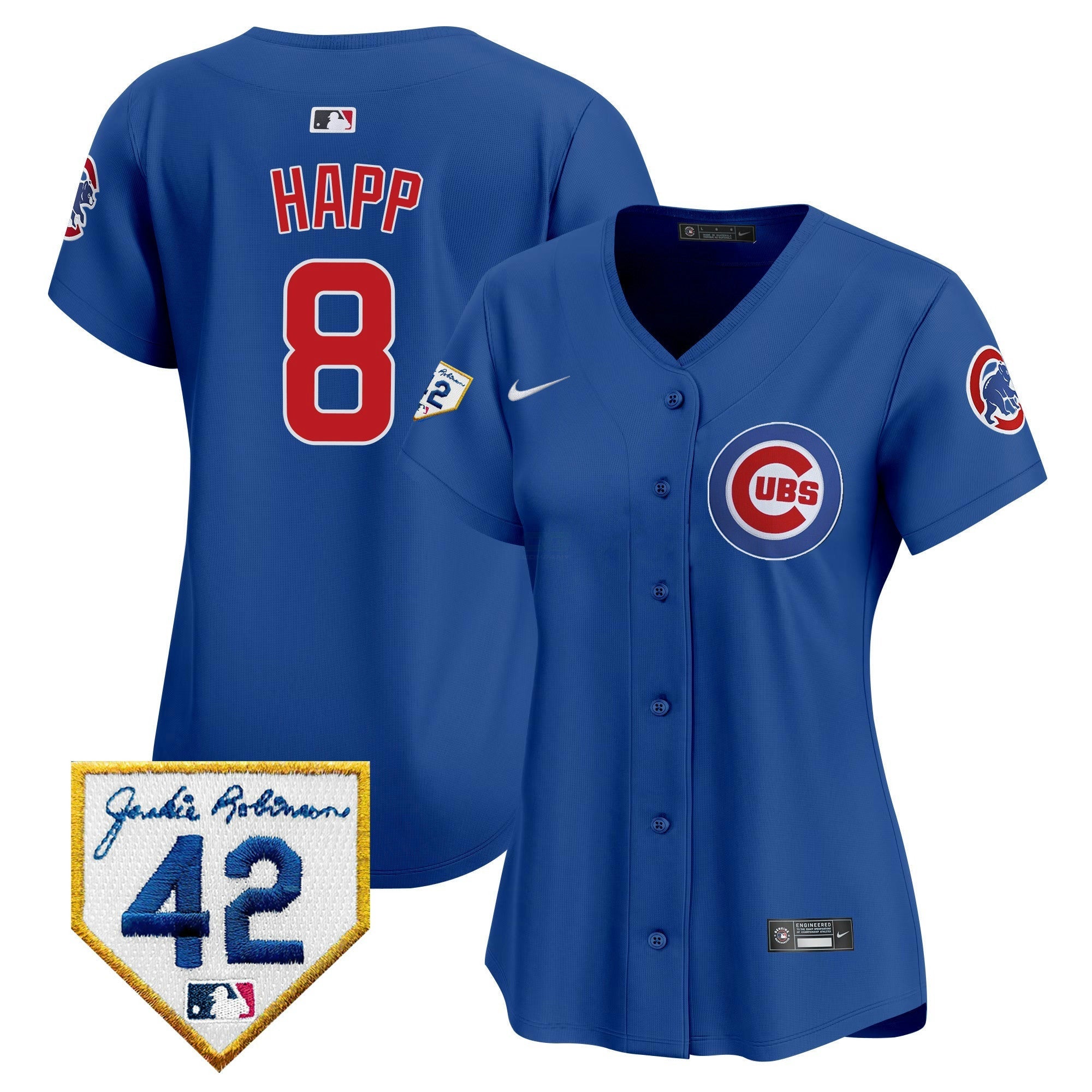 Camisa MLB Women’s Chicago Jackie Robinson Patch Vapor Premier Limited Jersey V2